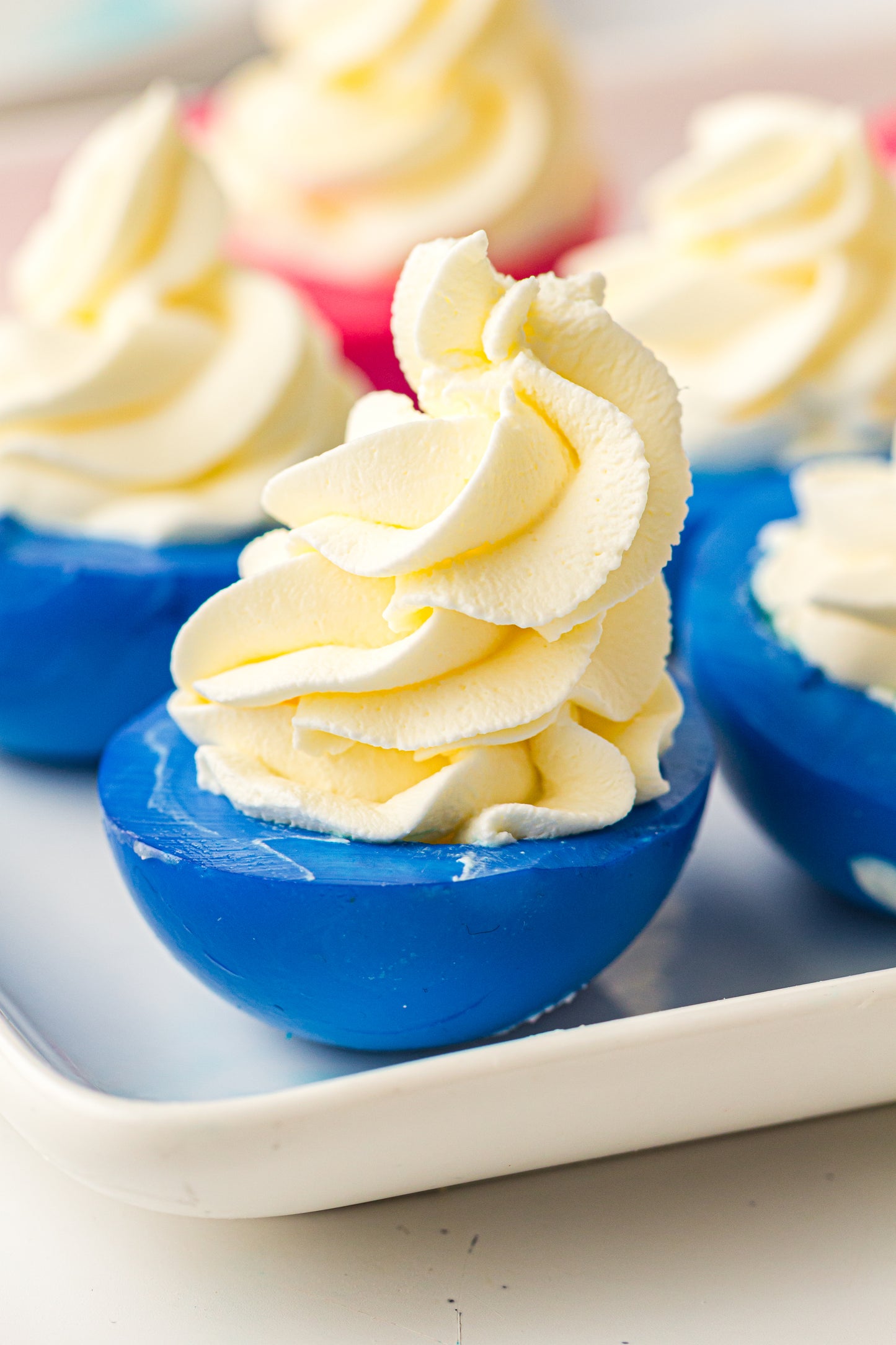 Red, White & Blue Hard-Boiled Eggs – PLR Recipe