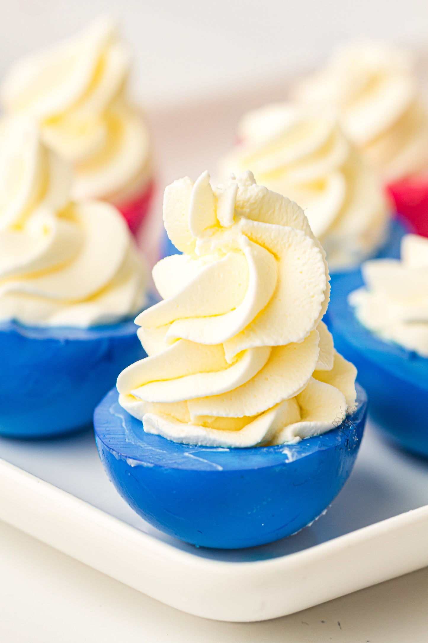 Red, White & Blue Hard-Boiled Eggs – PLR Recipe