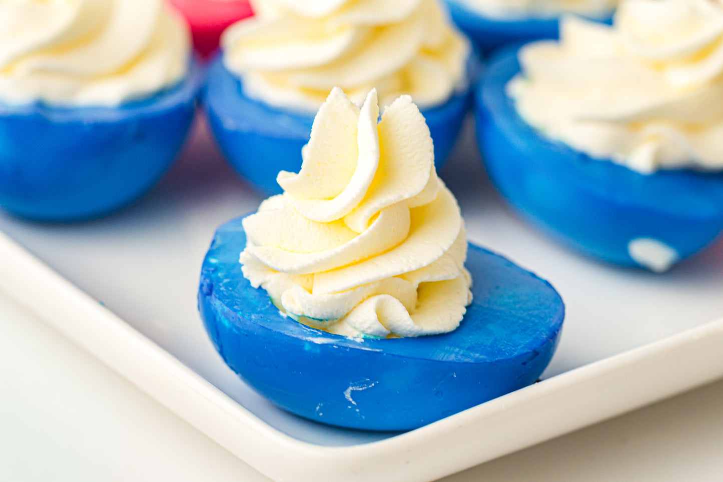 Red, White & Blue Hard-Boiled Eggs – PLR Recipe