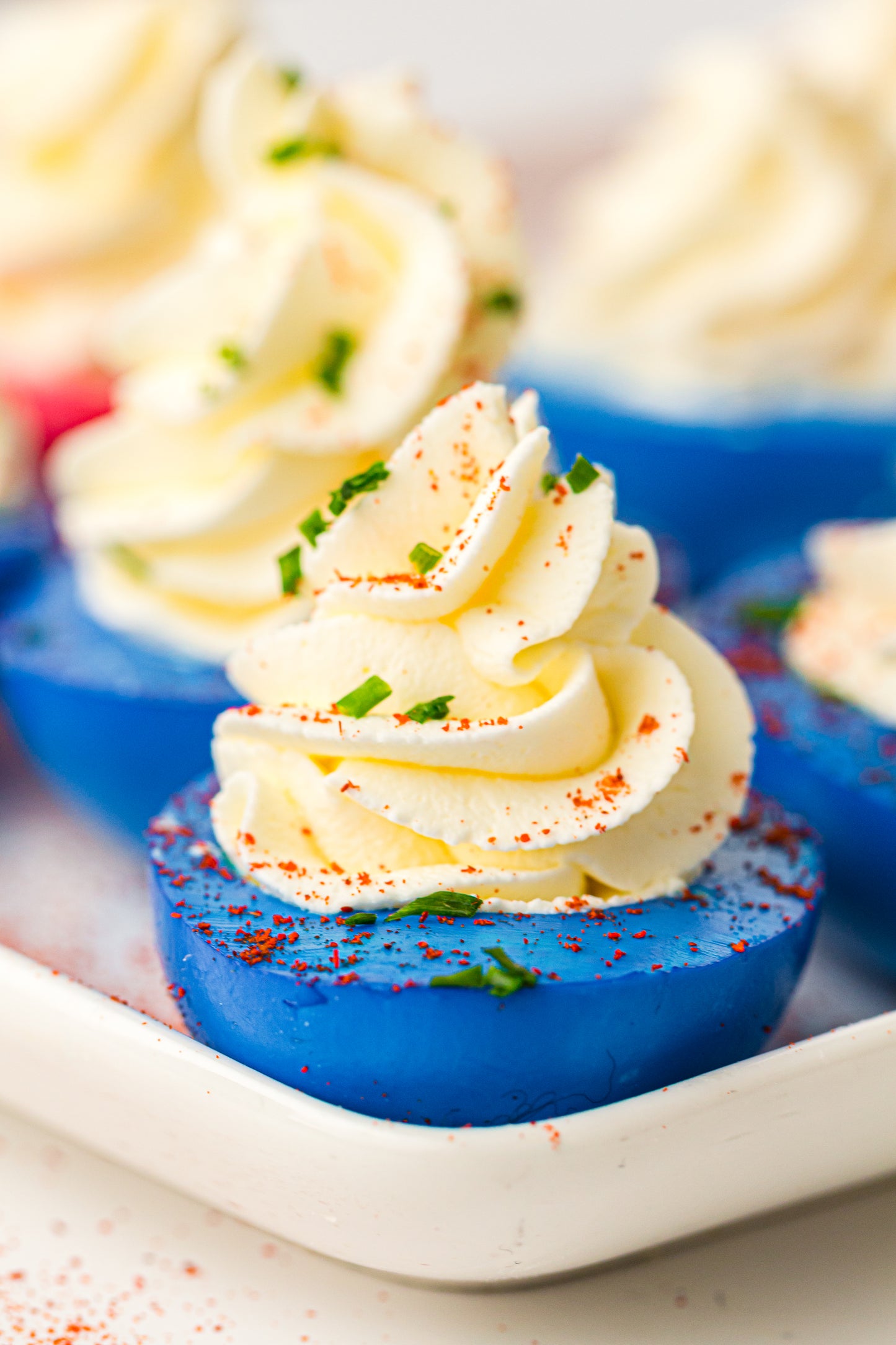 Red, White & Blue Hard-Boiled Eggs – PLR Recipe