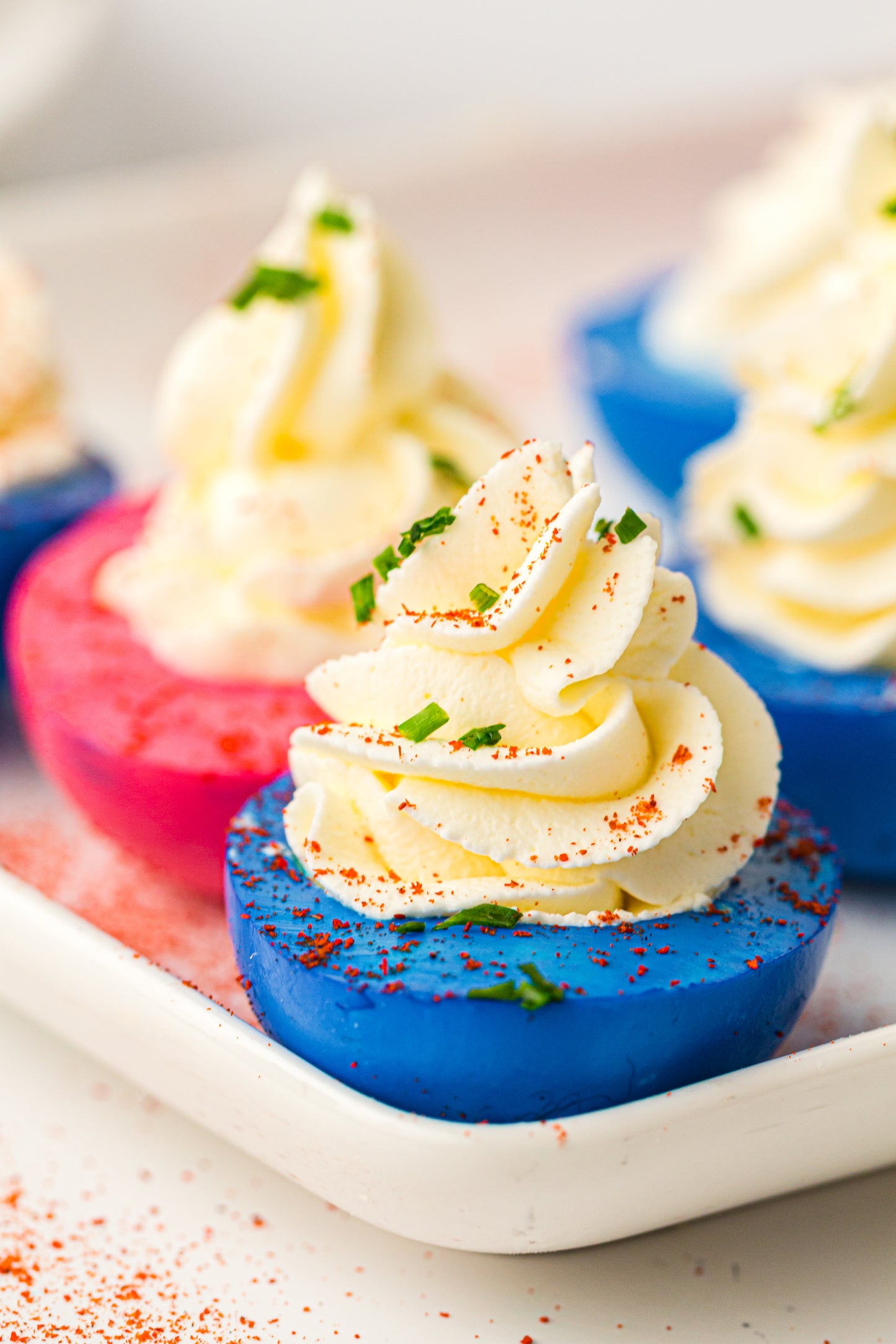 Red, White & Blue Hard-Boiled Eggs – PLR Recipe