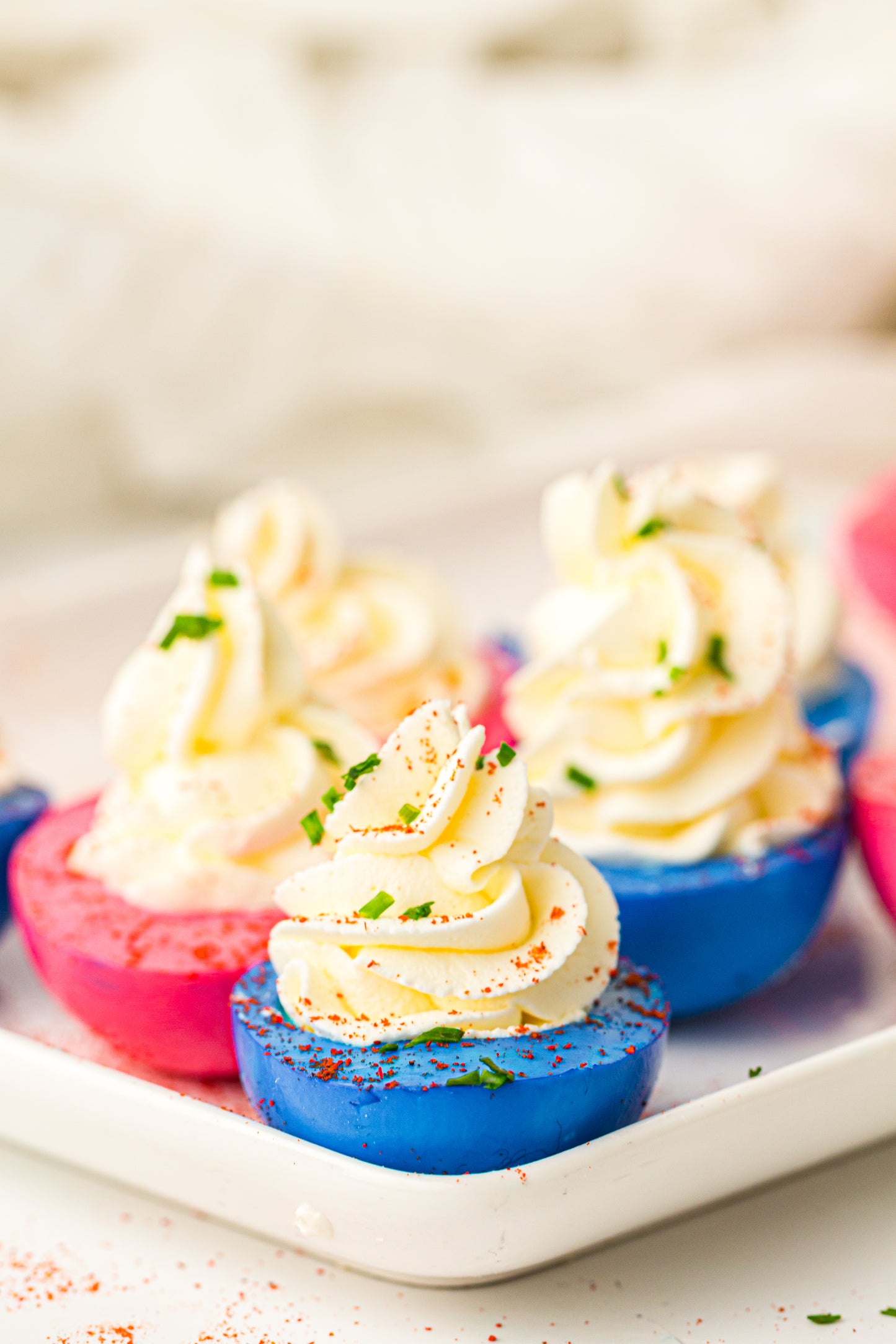 Red, White & Blue Hard-Boiled Eggs – PLR Recipe
