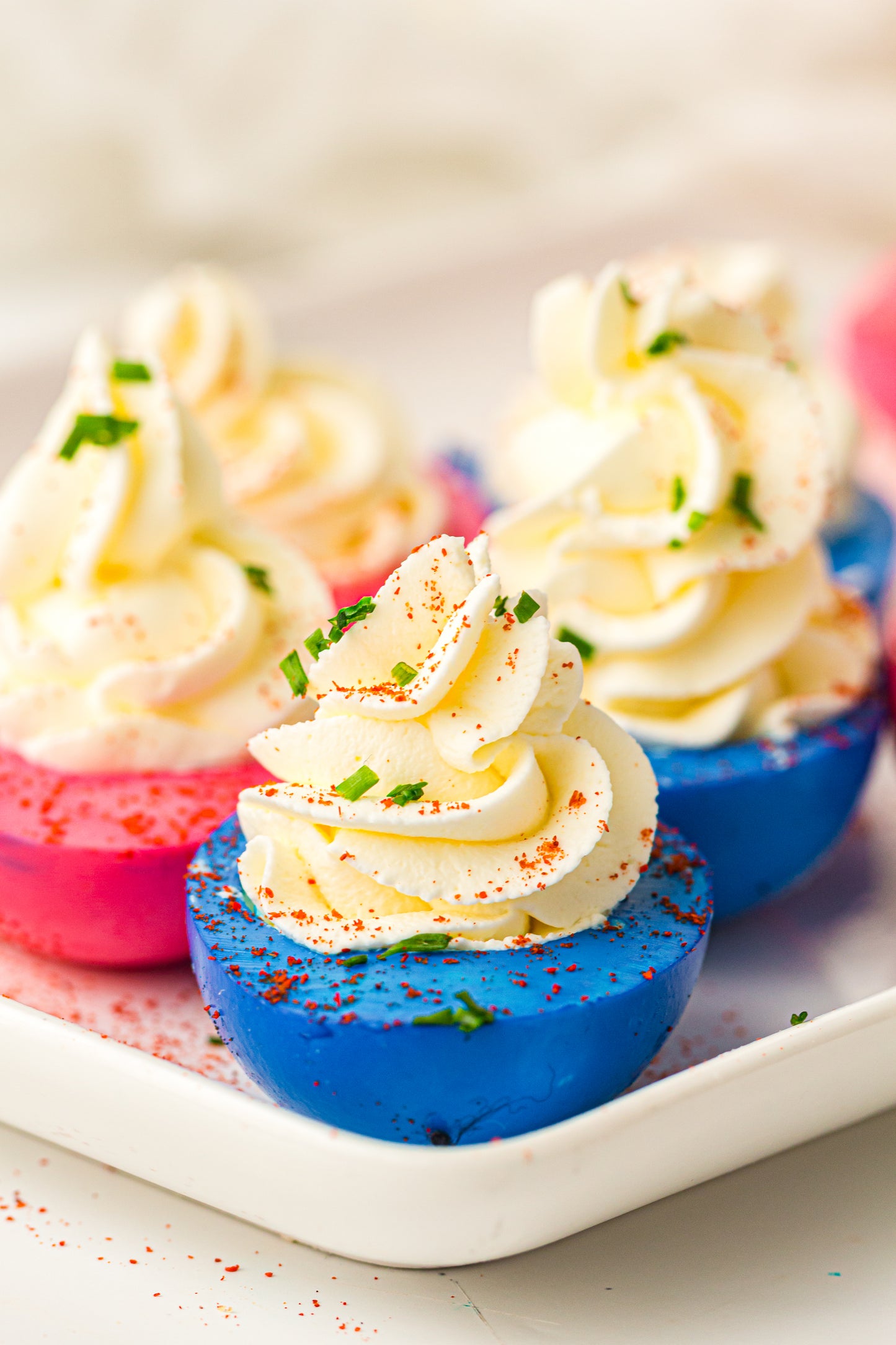 Red, White & Blue Hard-Boiled Eggs – PLR Recipe