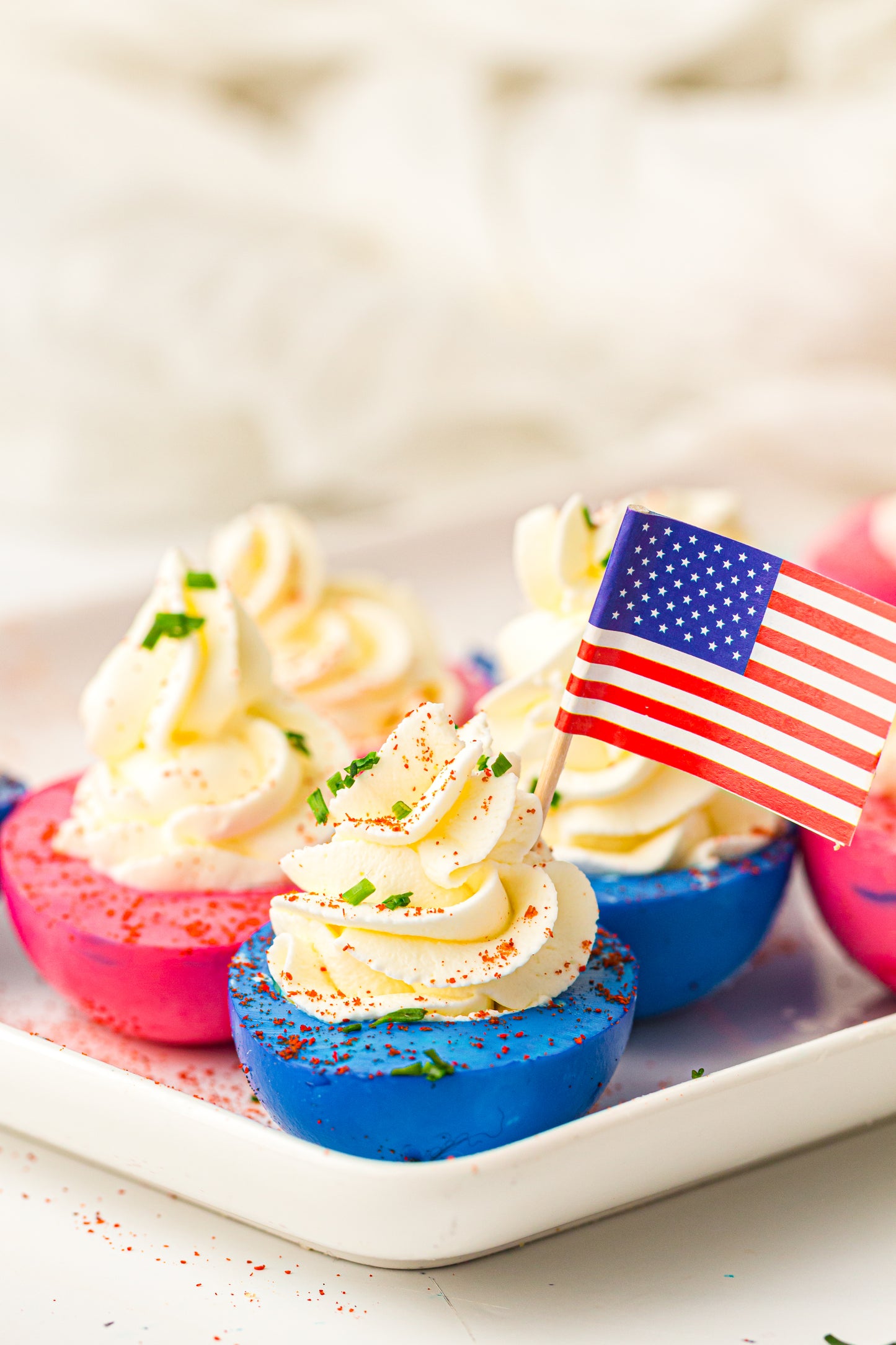 Red, White & Blue Hard-Boiled Eggs – PLR Recipe