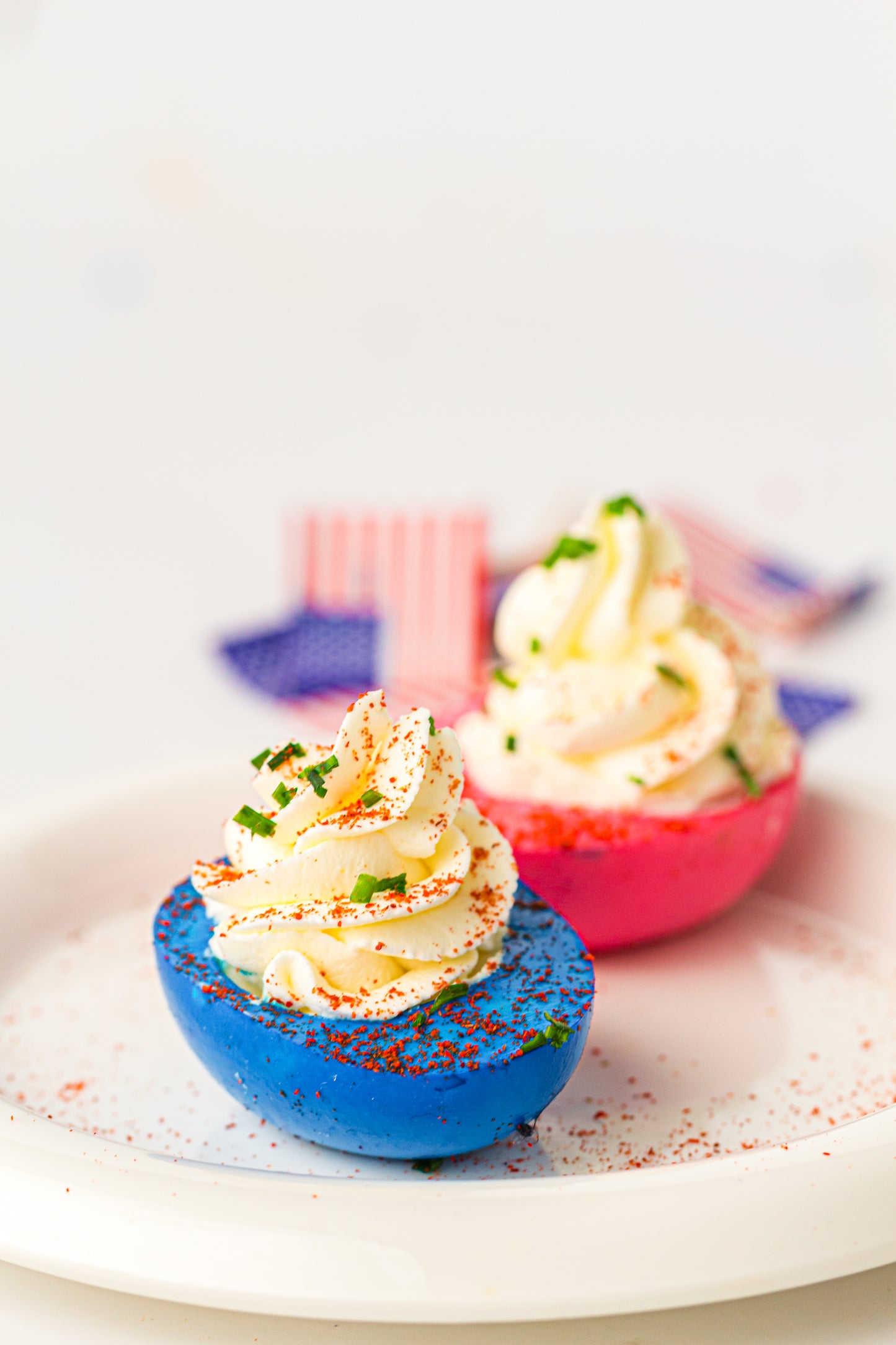 Red, White & Blue Hard-Boiled Eggs – PLR Recipe