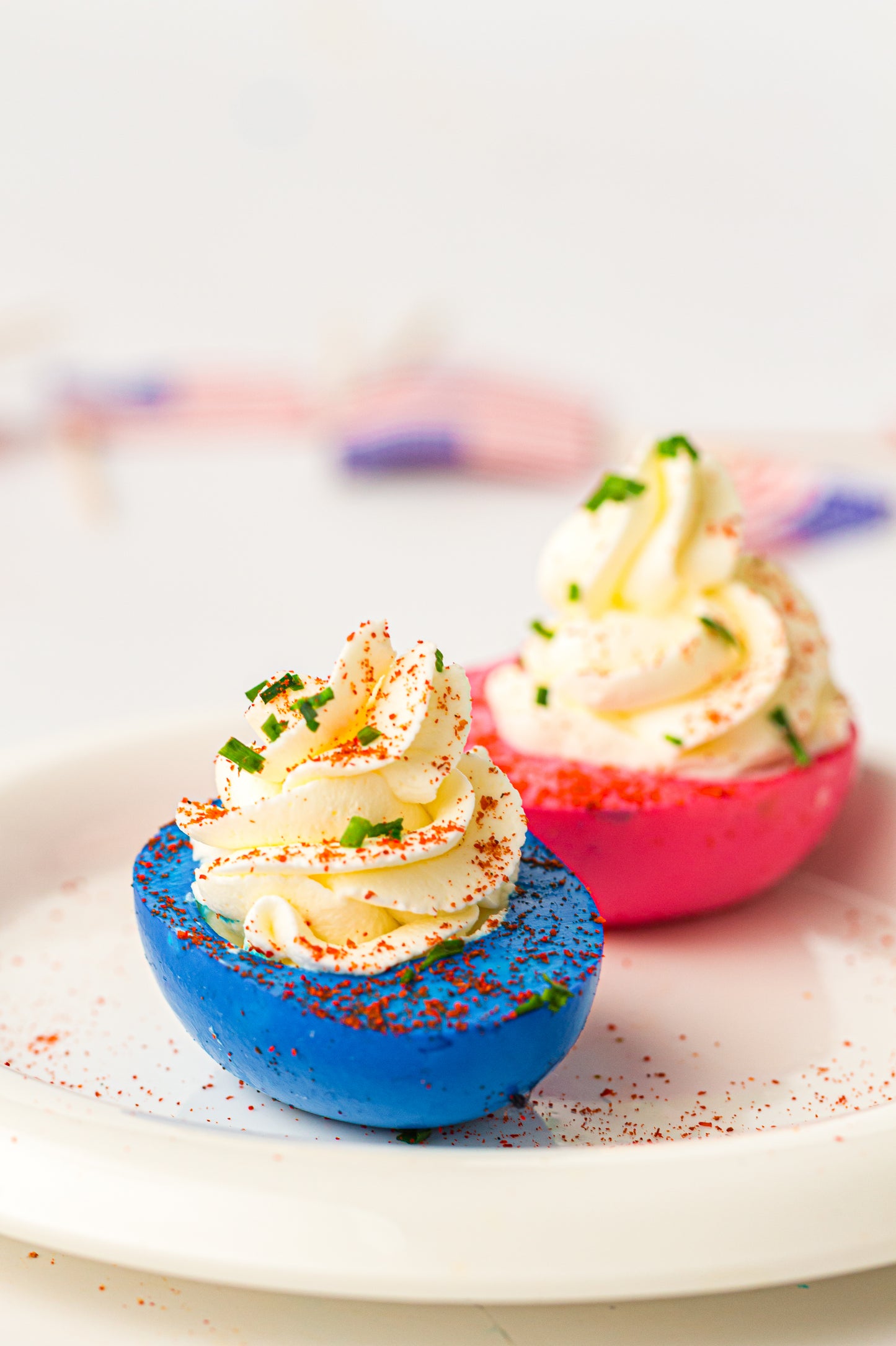 Red, White & Blue Hard-Boiled Eggs – PLR Recipe