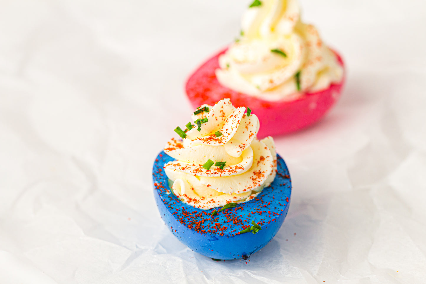 Red, White & Blue Hard-Boiled Eggs – PLR Recipe
