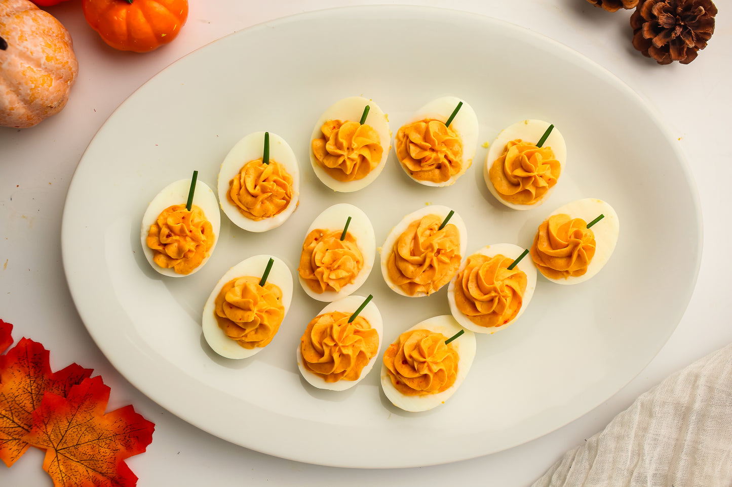 Pumpkin Deviled Eggs Recipe