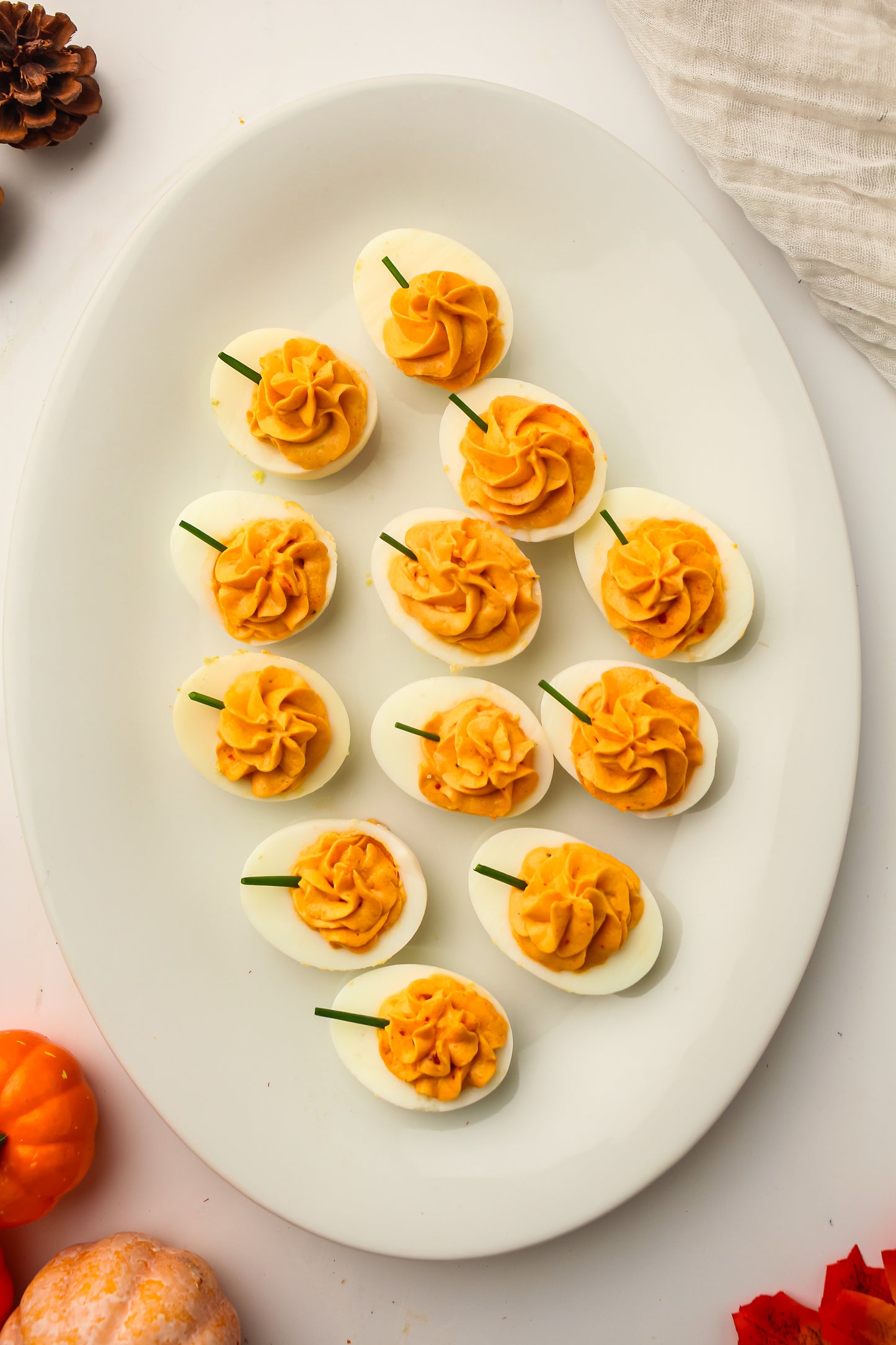 Pumpkin Deviled Eggs Recipe