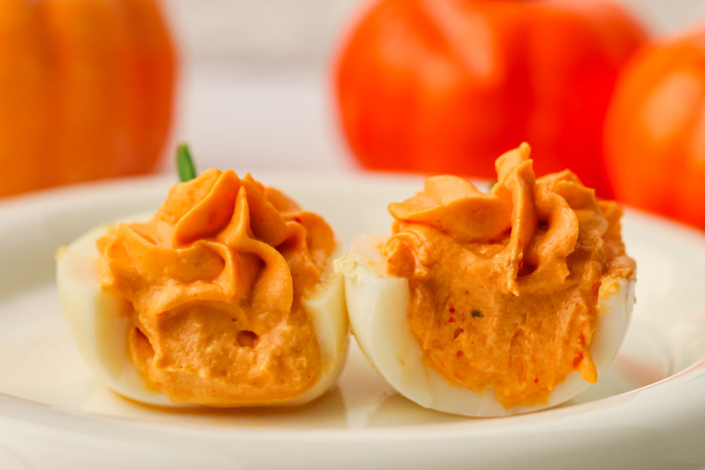 Pumpkin Deviled Eggs Recipe