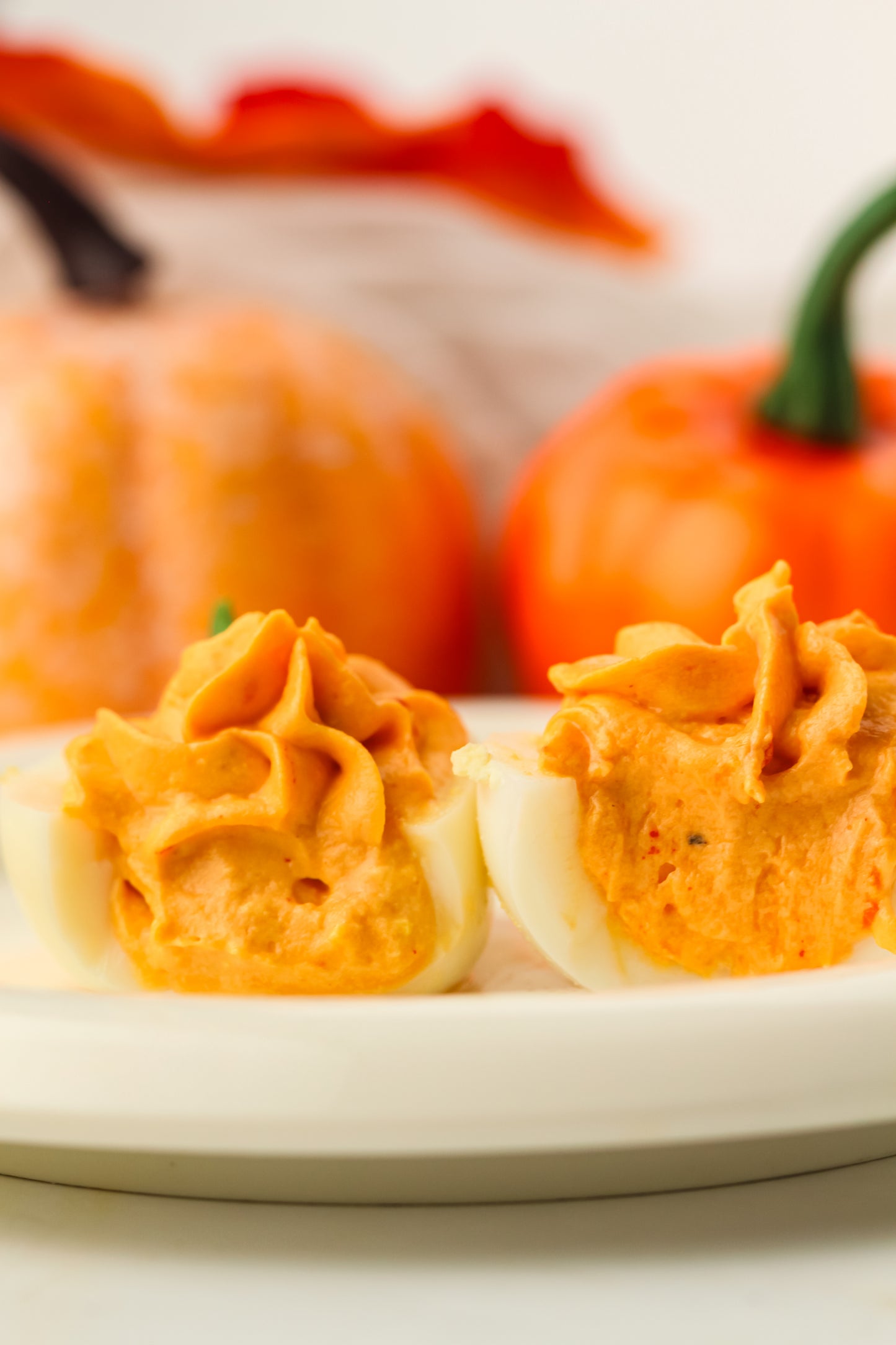 Pumpkin Deviled Eggs Recipe