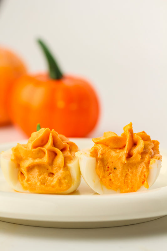 Pumpkin Deviled Eggs Recipe