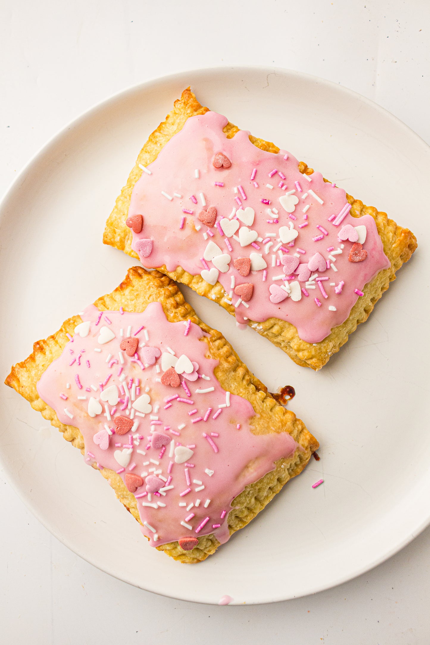 PLR Valentine’s Day Pop-Tarts (strawberry jam)
