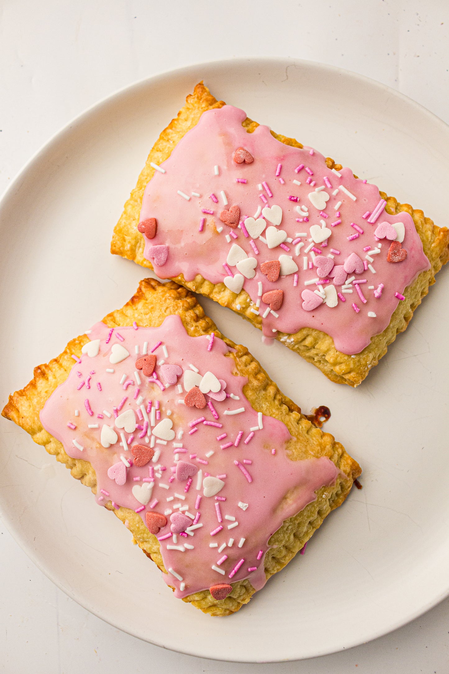 PLR Valentine’s Day Pop-Tarts (strawberry jam)