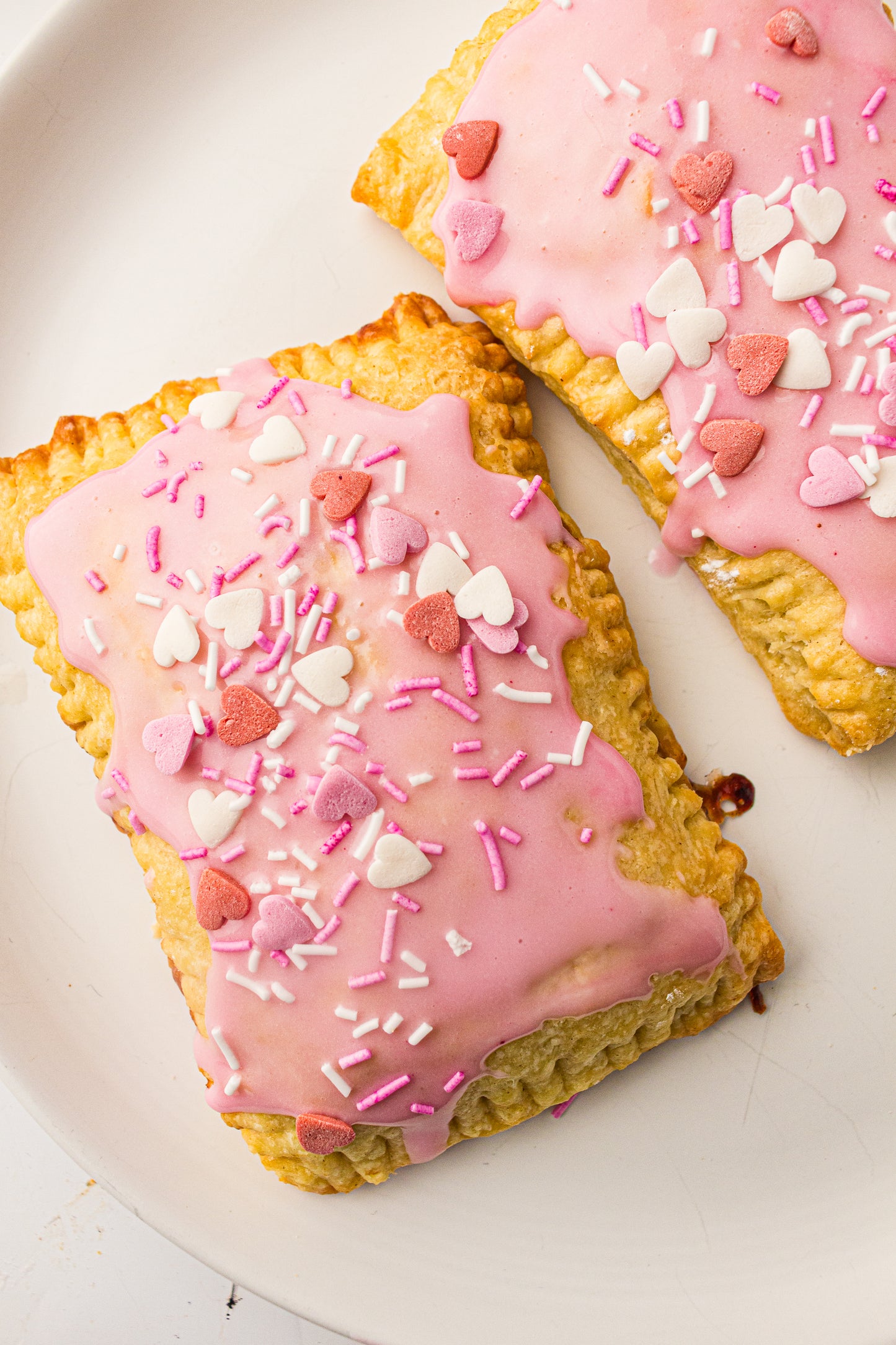 PLR Valentine’s Day Pop-Tarts (strawberry jam)
