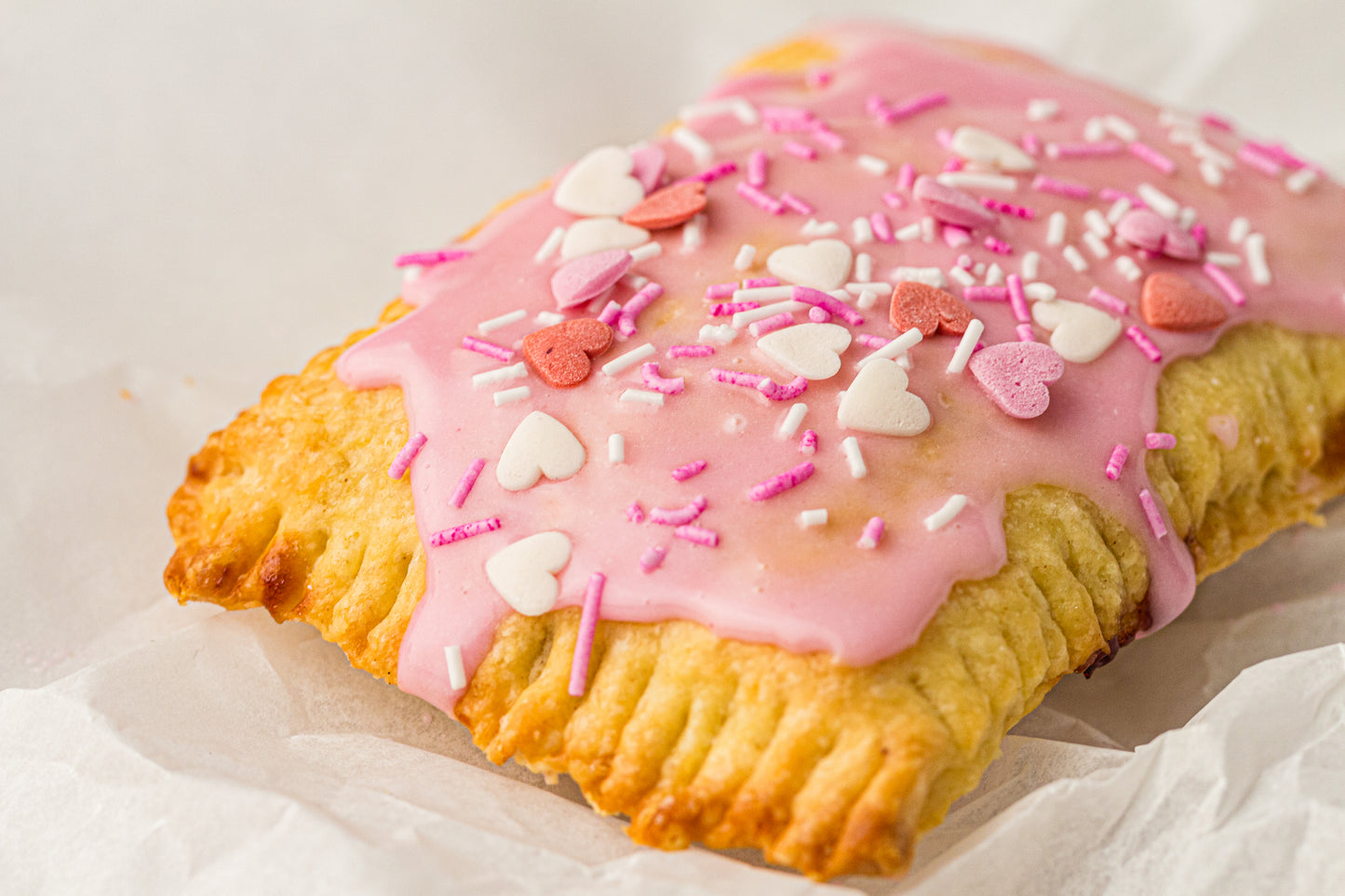 PLR Valentine’s Day Pop-Tarts (strawberry jam)