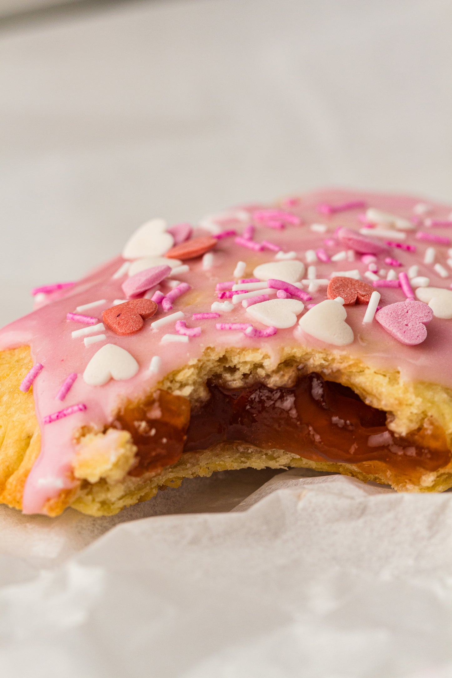 PLR Valentine’s Day Pop-Tarts (strawberry jam)