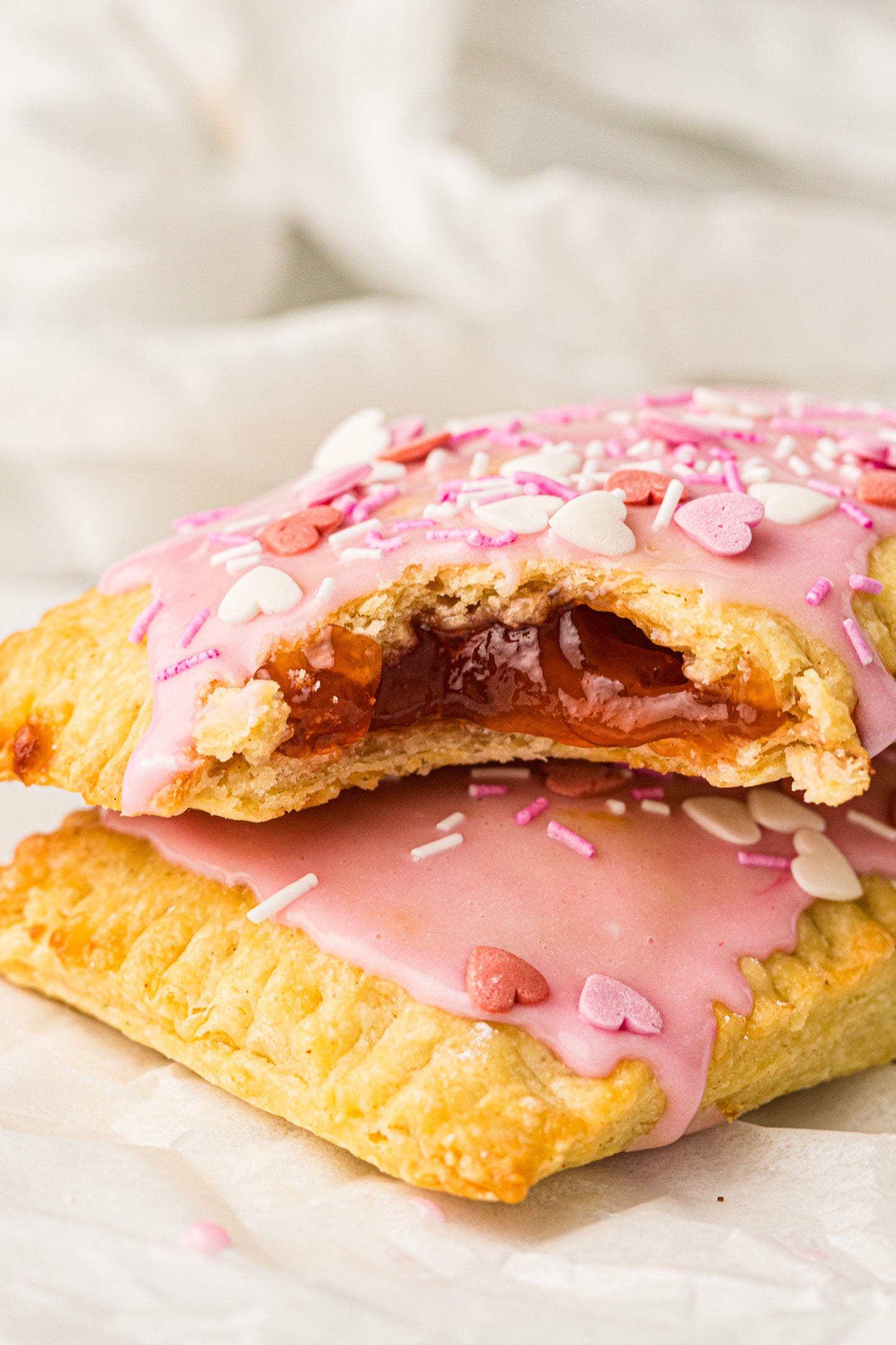 PLR Valentine’s Day Pop-Tarts (strawberry jam)