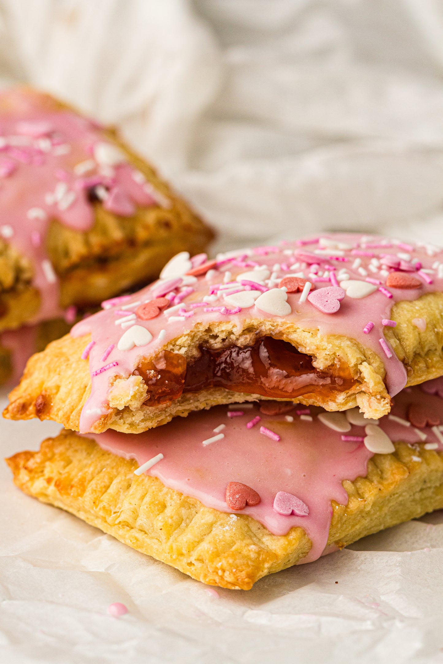 PLR Valentine’s Day Pop-Tarts (strawberry jam)