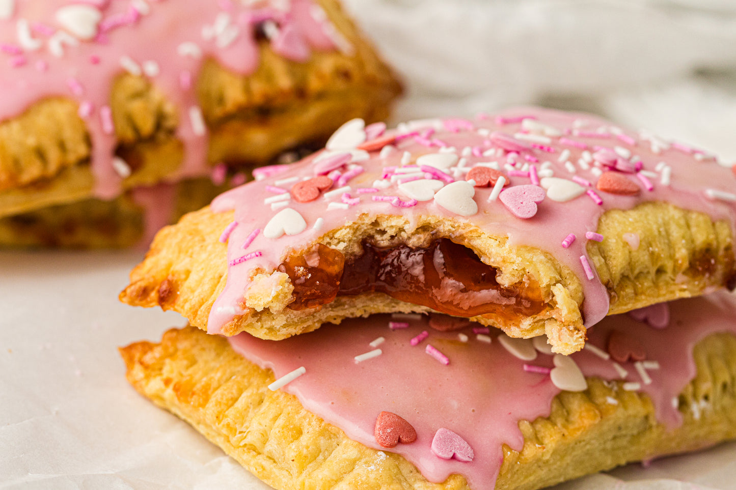 PLR Valentine’s Day Pop-Tarts (strawberry jam)