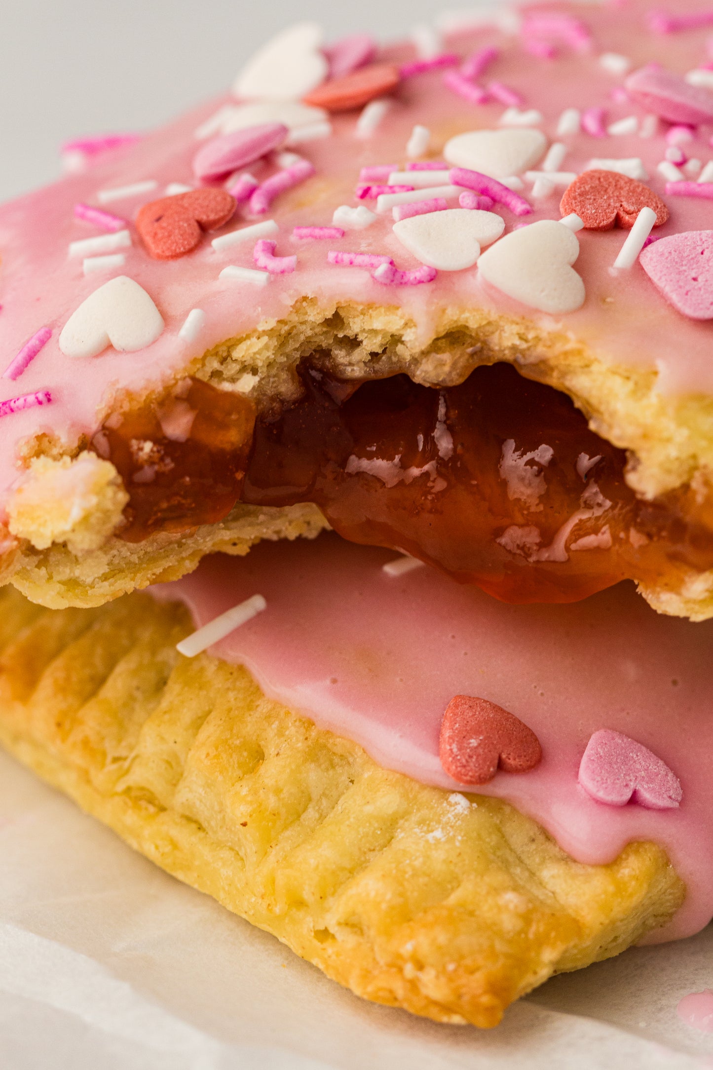 PLR Valentine’s Day Pop-Tarts (strawberry jam)