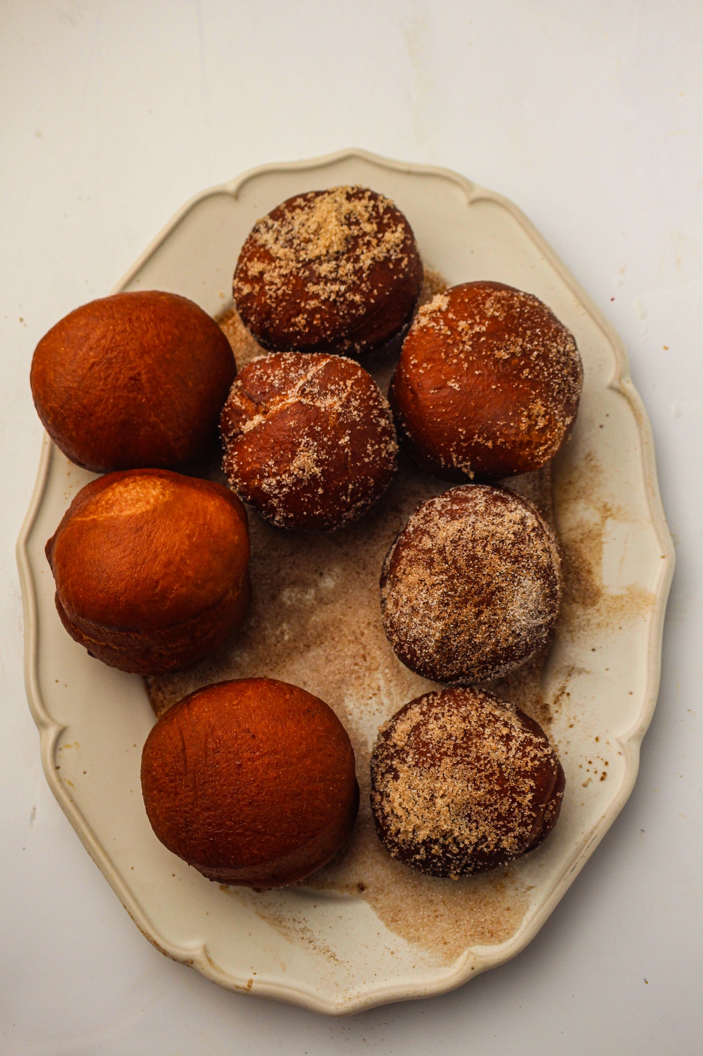 Pumpkin Cream-Filled Sugar Donuts Recipe