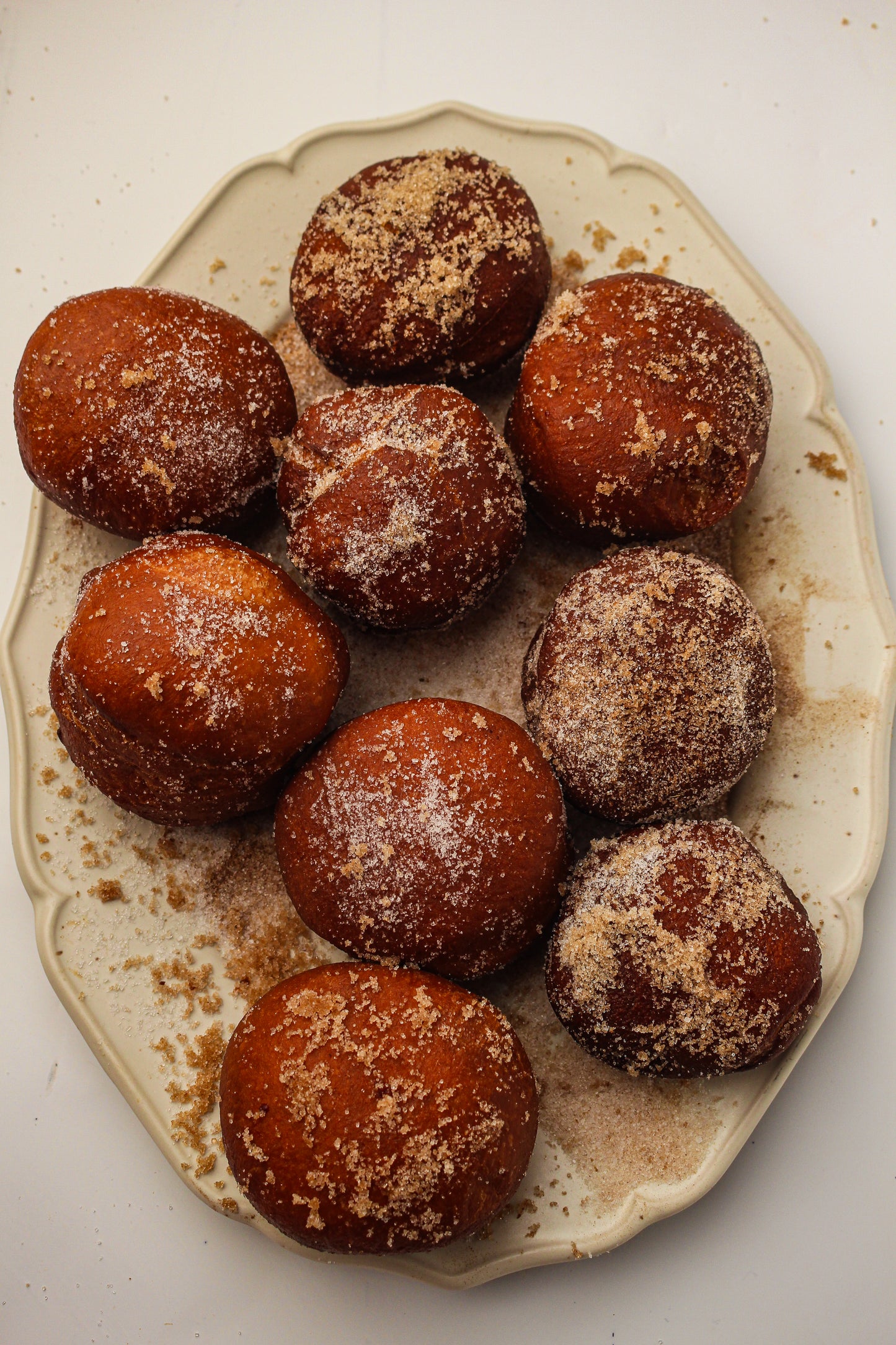 Pumpkin Cream-Filled Sugar Donuts Recipe