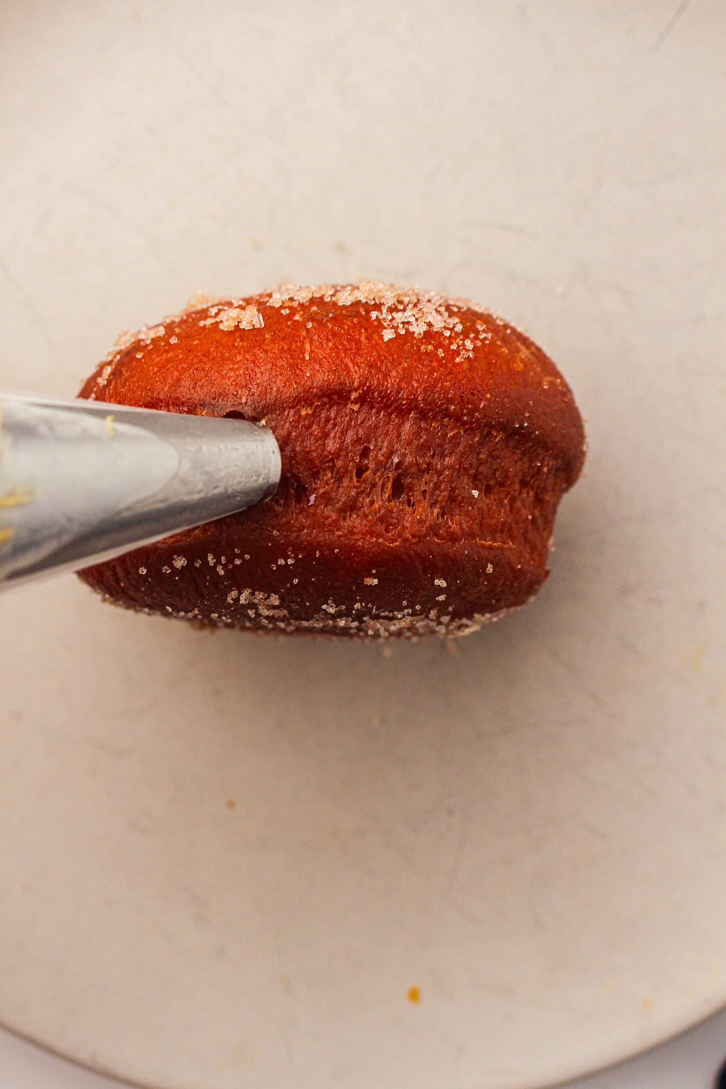 Pumpkin Cream-Filled Sugar Donuts Recipe