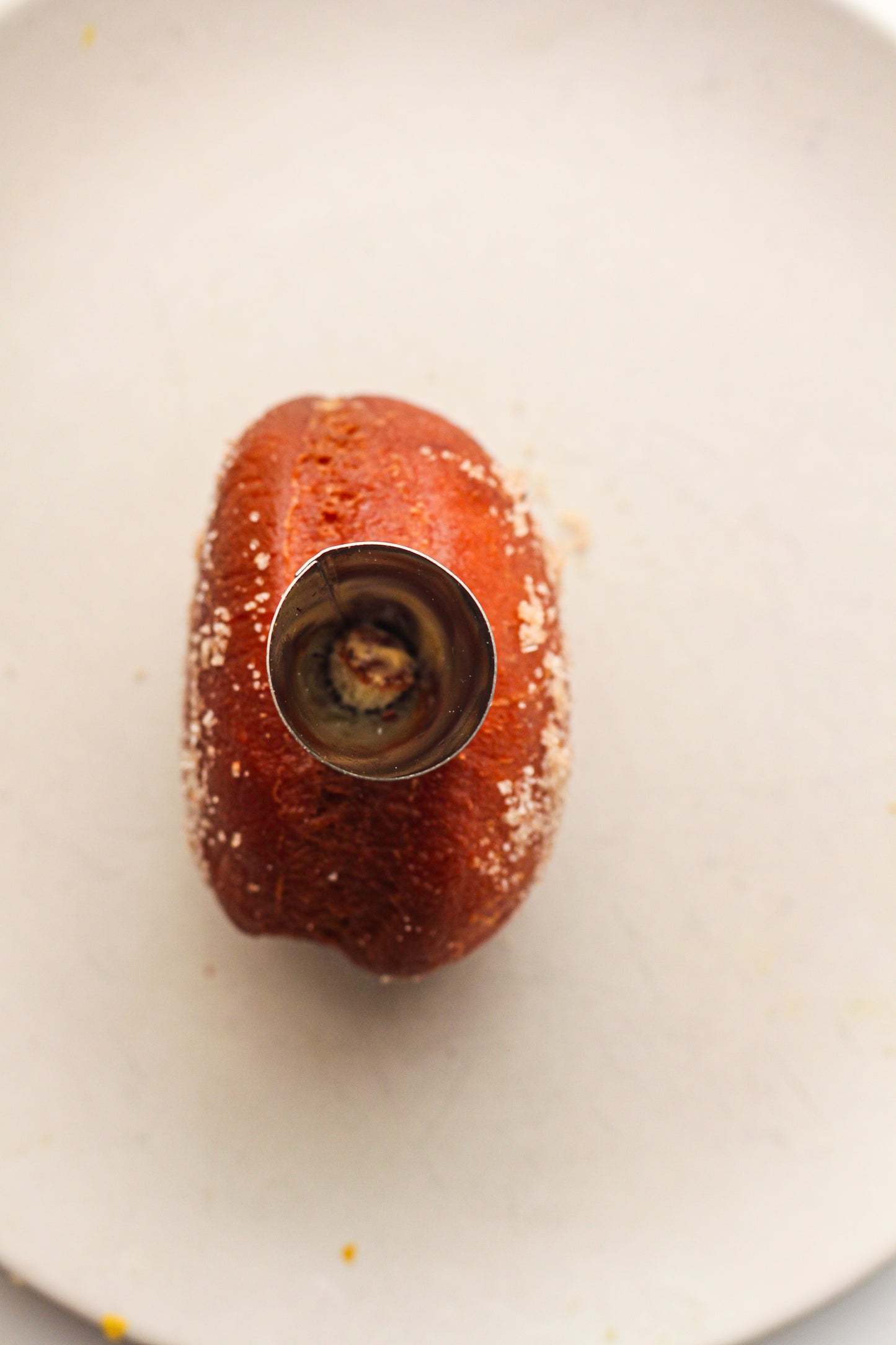 Pumpkin Cream-Filled Sugar Donuts Recipe