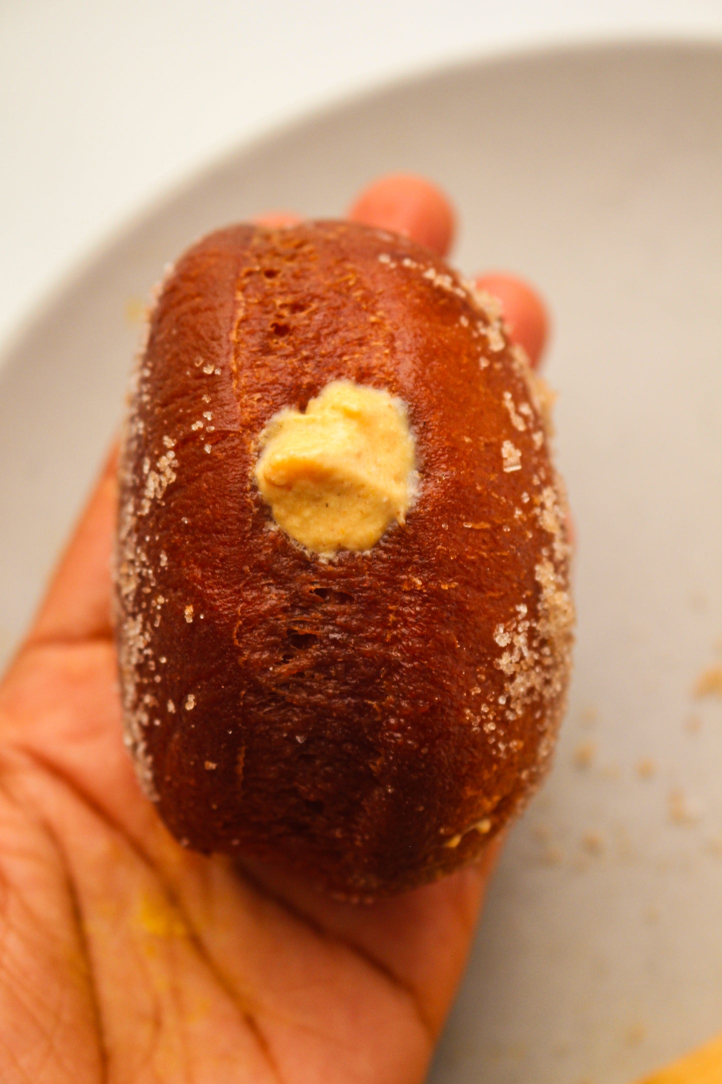 Pumpkin Cream-Filled Sugar Donuts Recipe