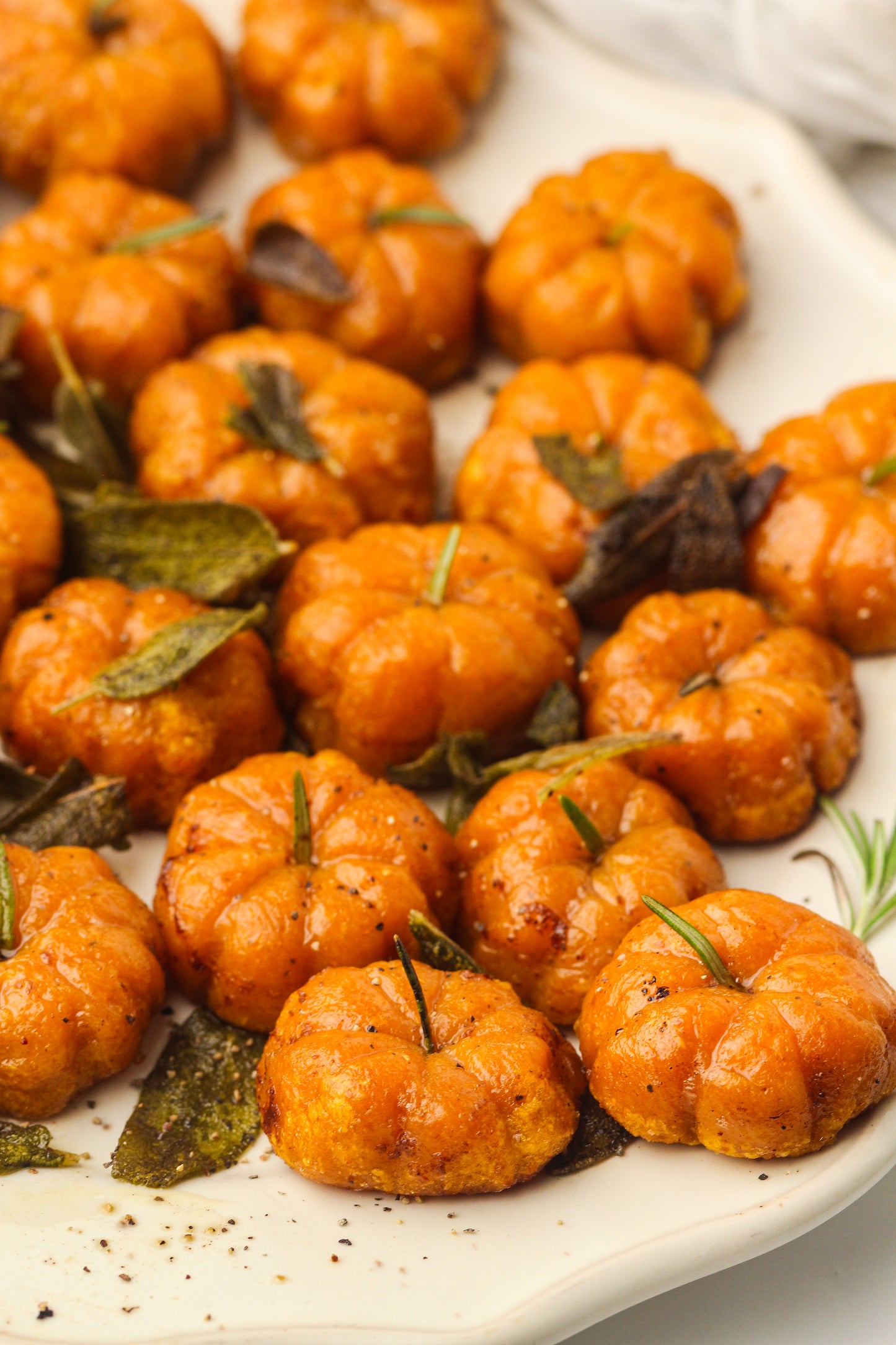 Pumpkin Gnocchi with Brown Butter Sage Sauce