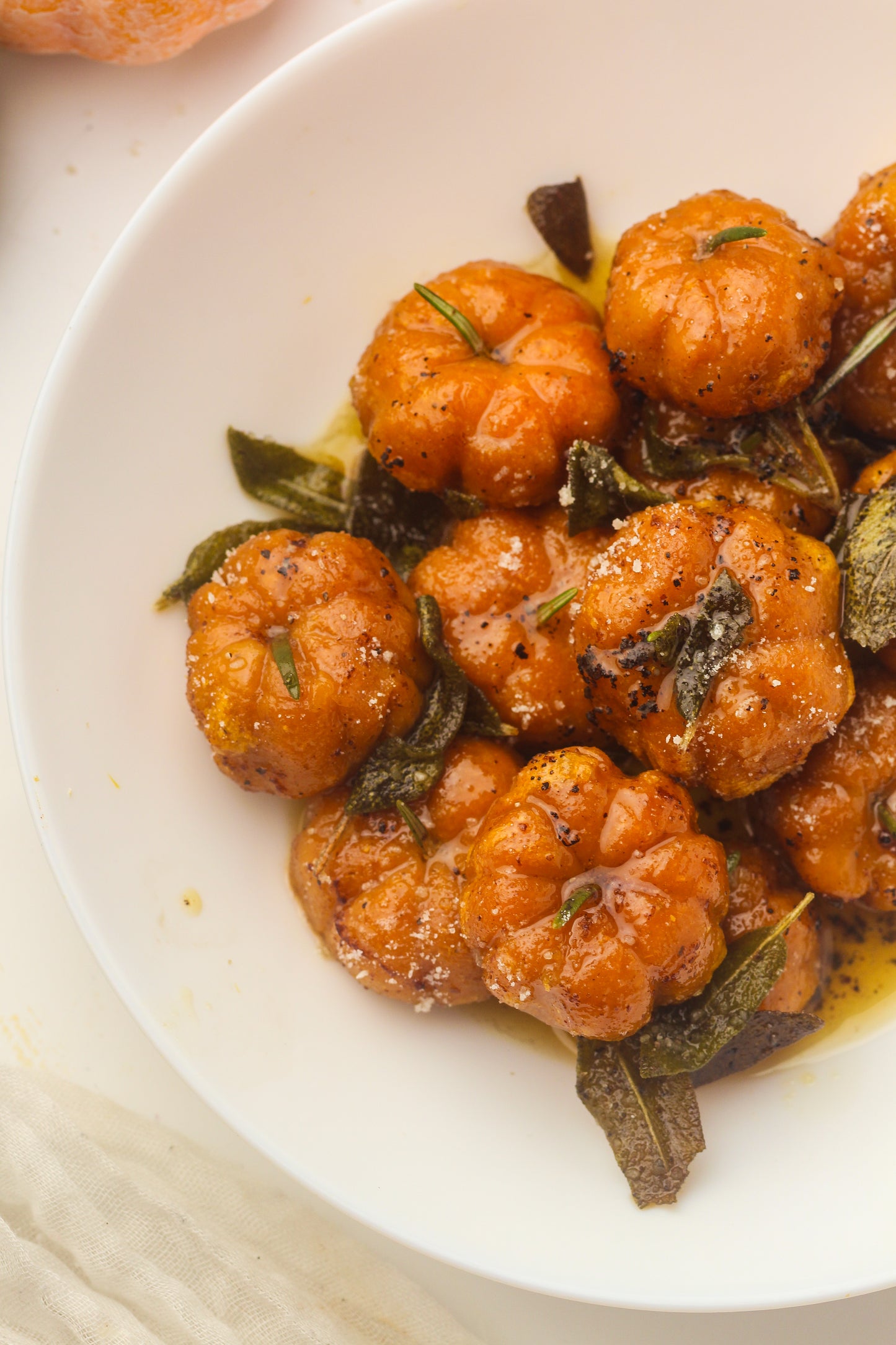 Pumpkin Gnocchi with Brown Butter Sage Sauce