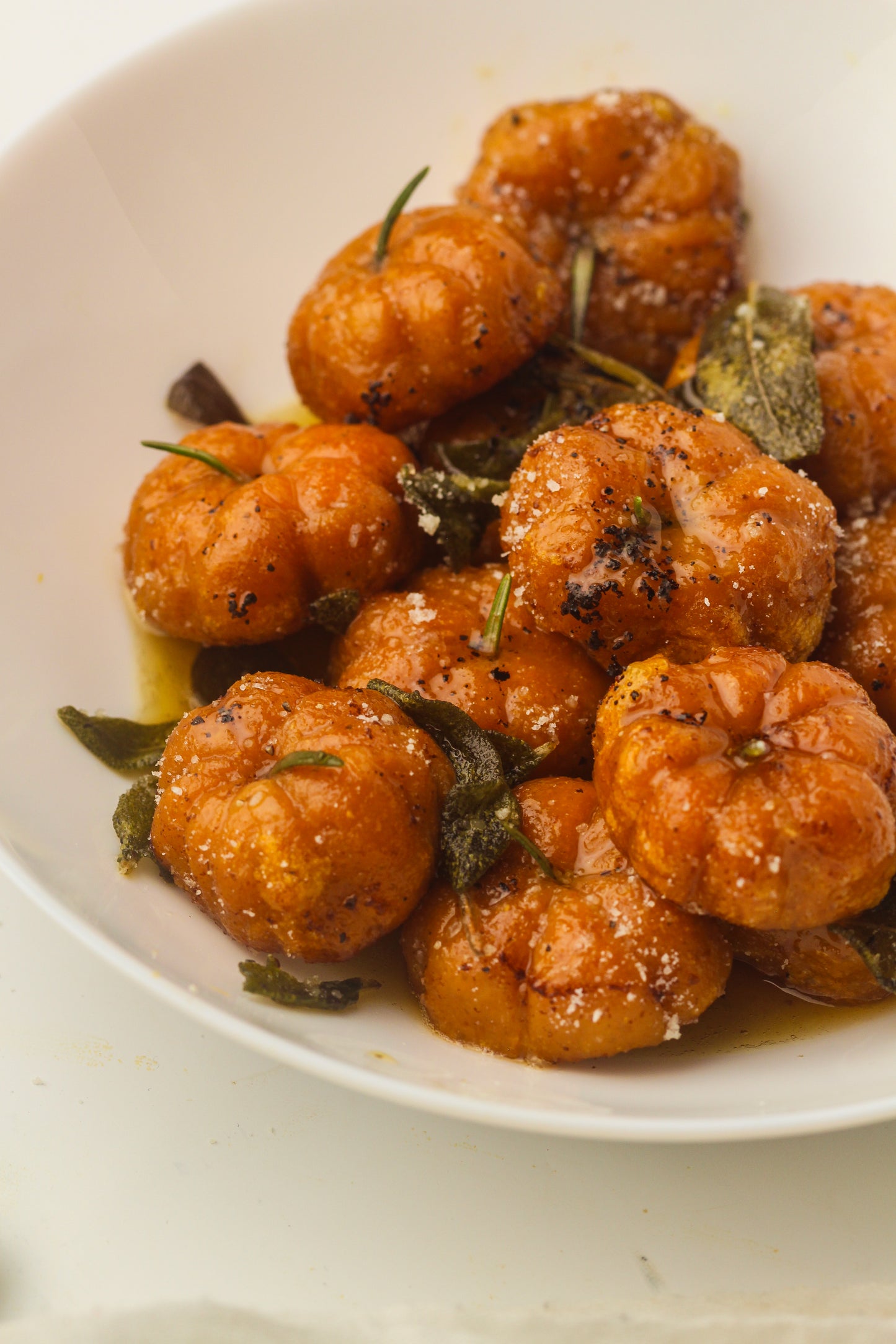 Pumpkin Gnocchi with Brown Butter Sage Sauce