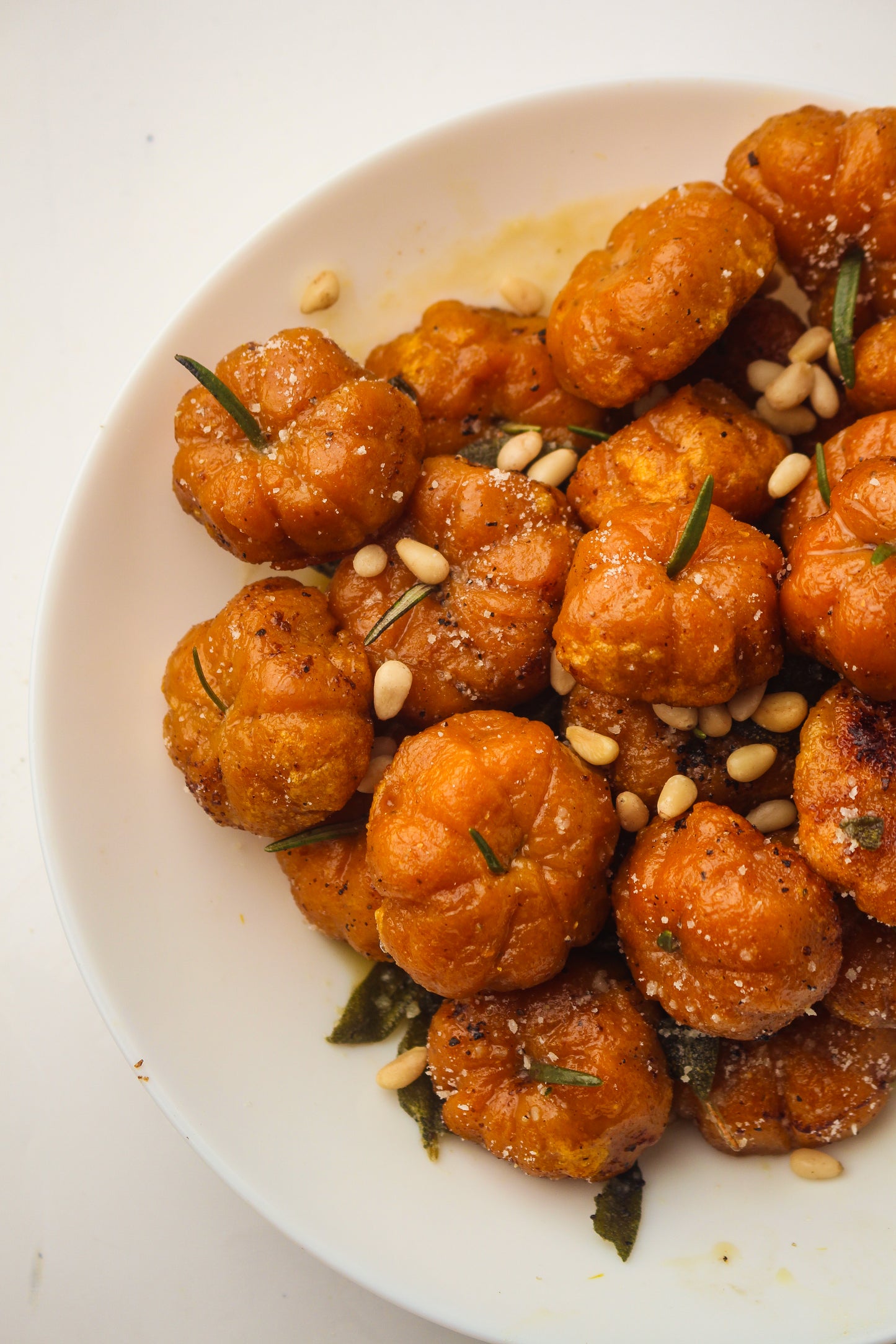 Pumpkin Gnocchi with Brown Butter Sage Sauce