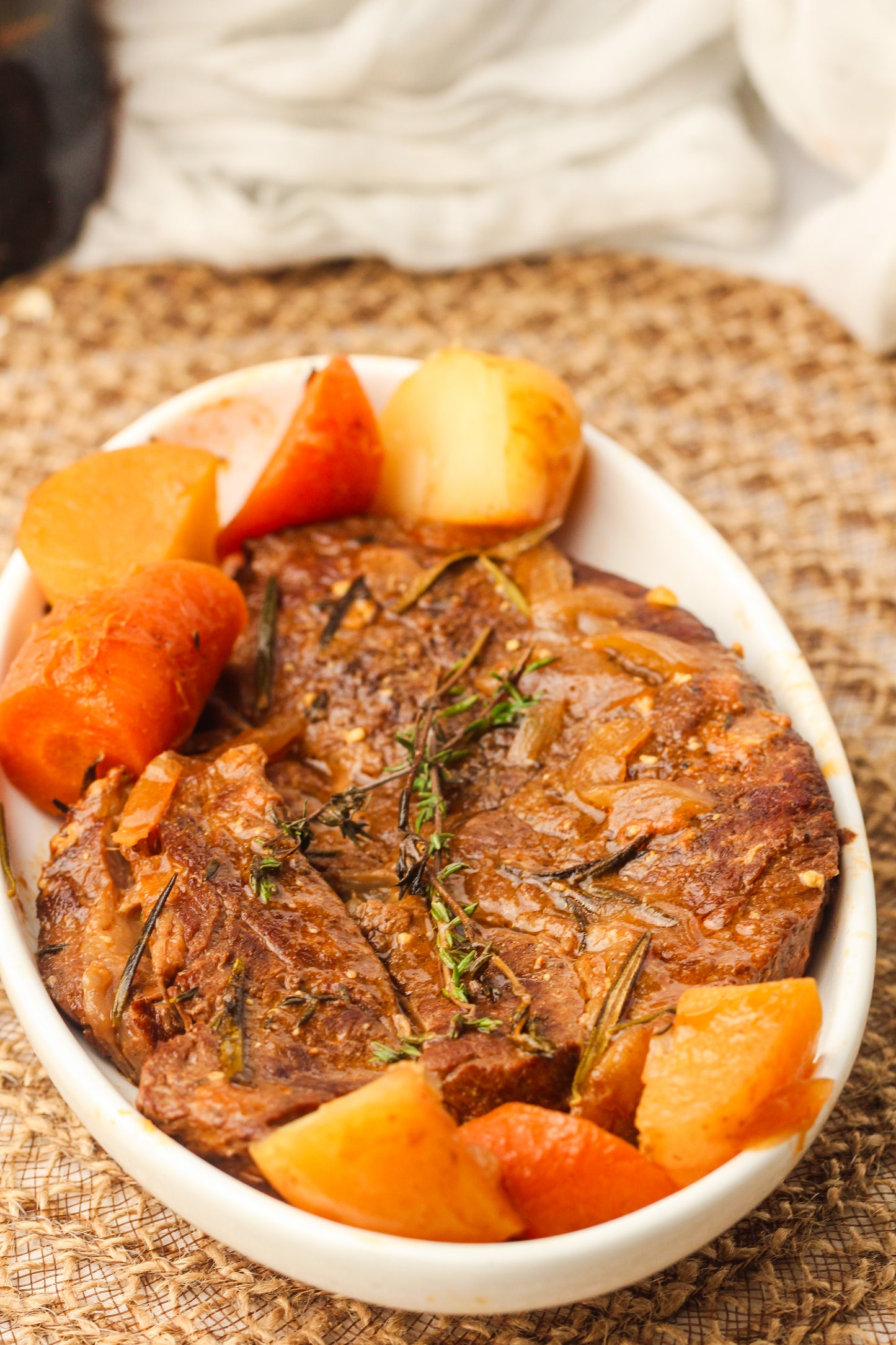 Slow Cooker Apple Cider Pot Roast Recipe