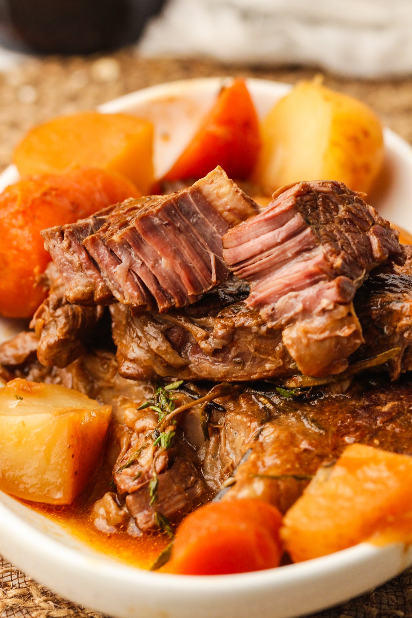 Slow Cooker Apple Cider Pot Roast Recipe