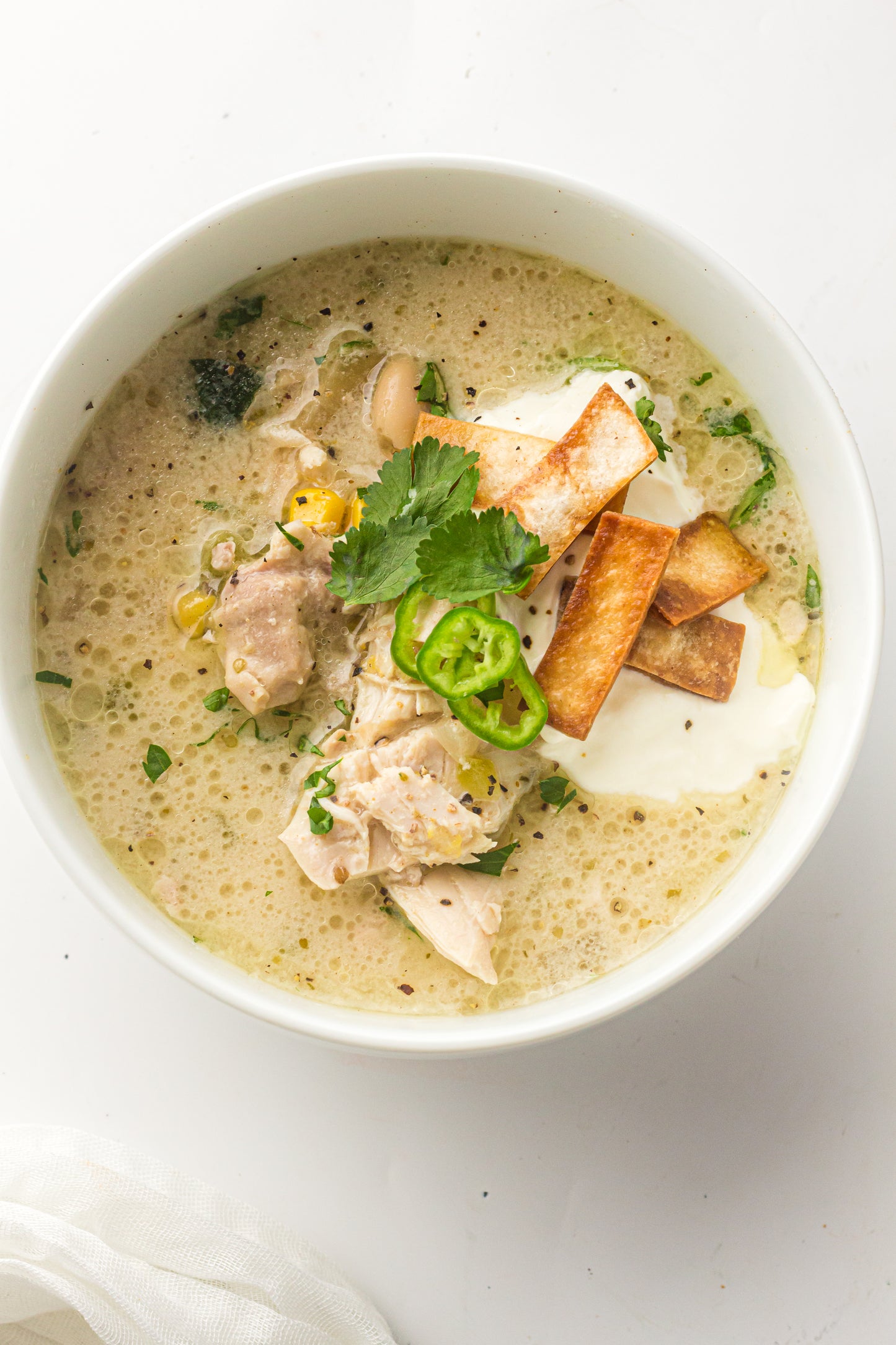 PLR Slow Cooker White Chicken Chili
