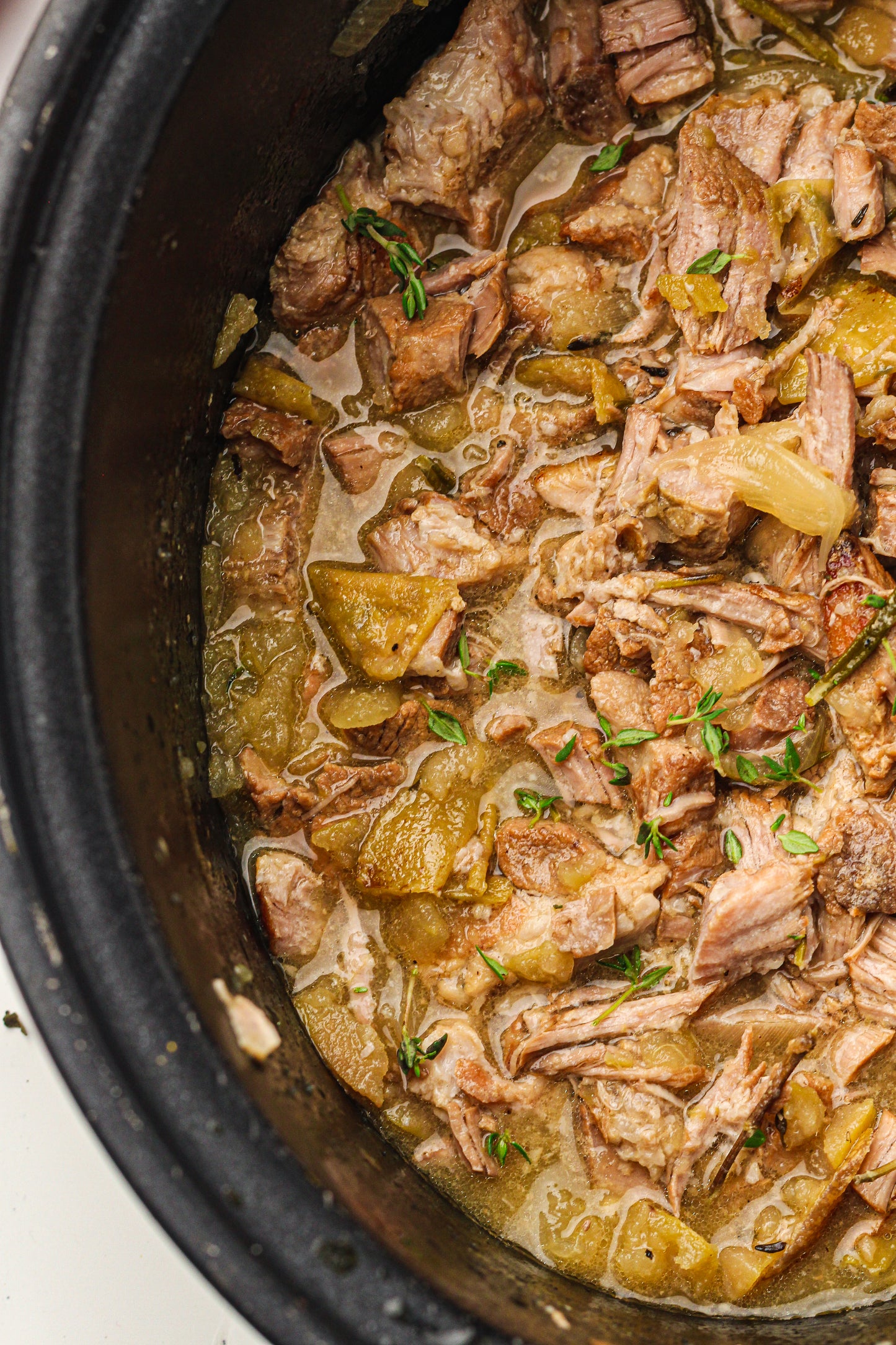 Slow CookerApple Cider Braised Pork