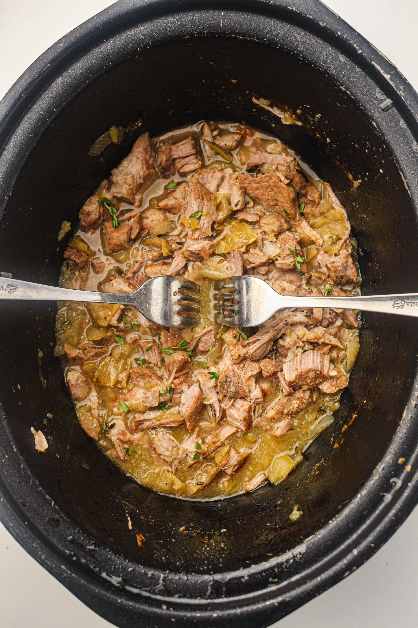 Slow CookerApple Cider Braised Pork