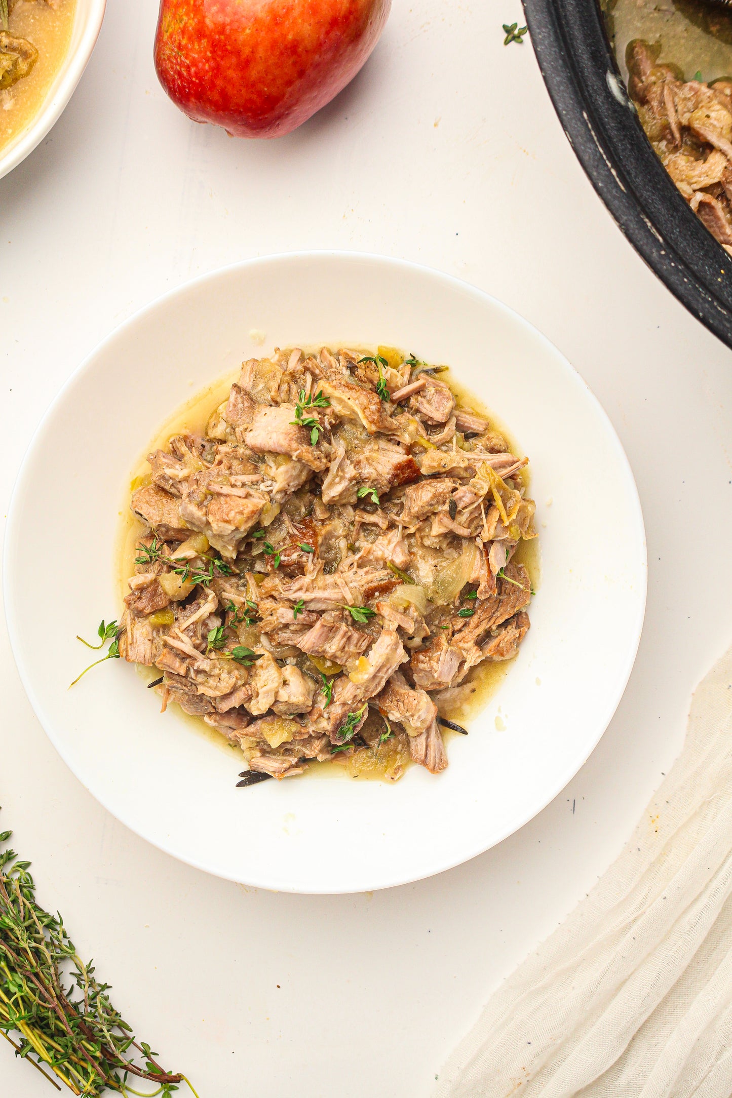 Slow CookerApple Cider Braised Pork