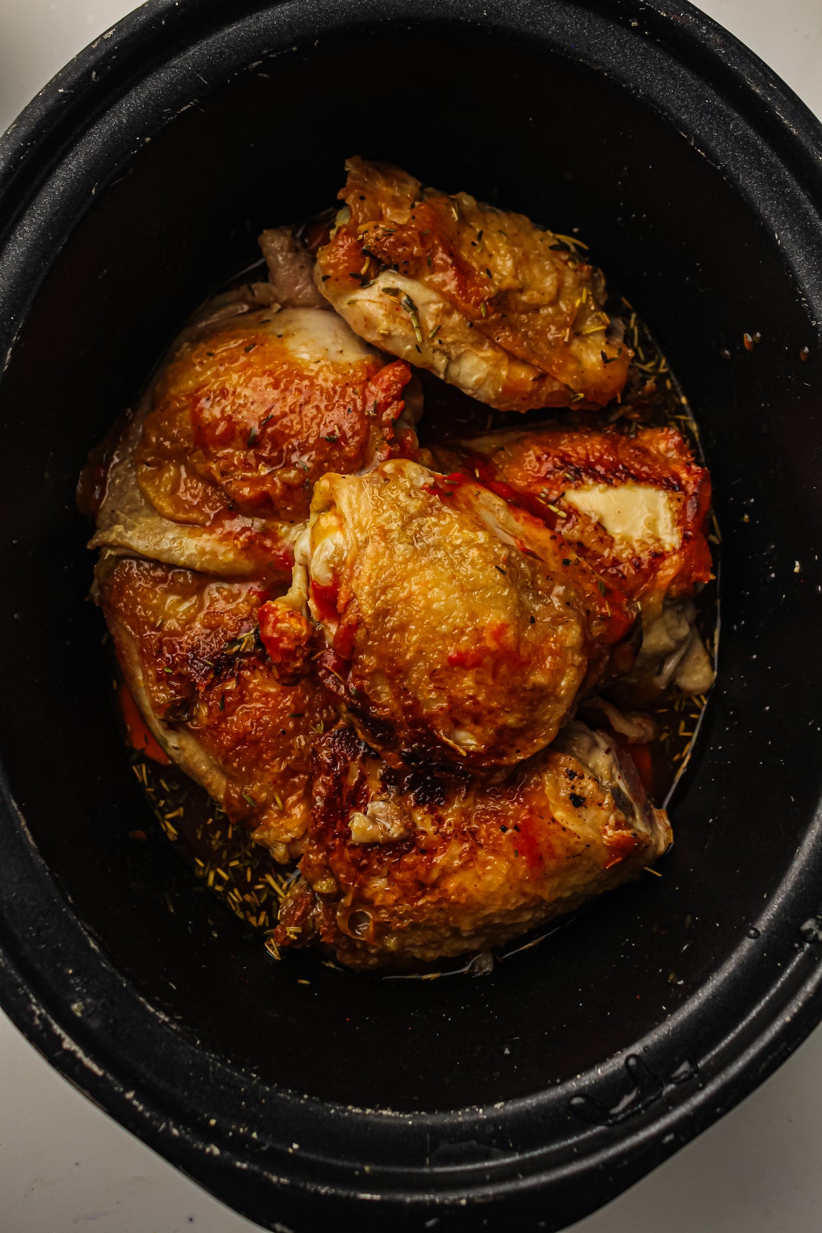Slow Cooker Chicken Thighs