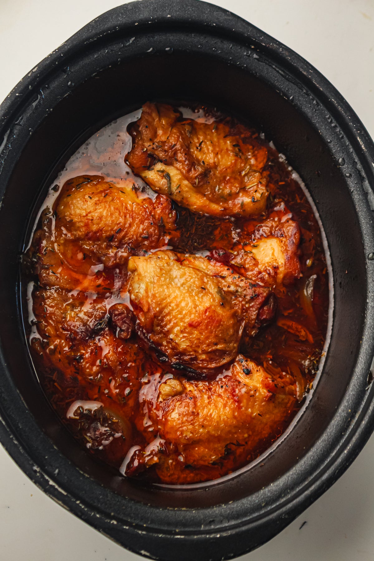 Slow Cooker Chicken Thighs