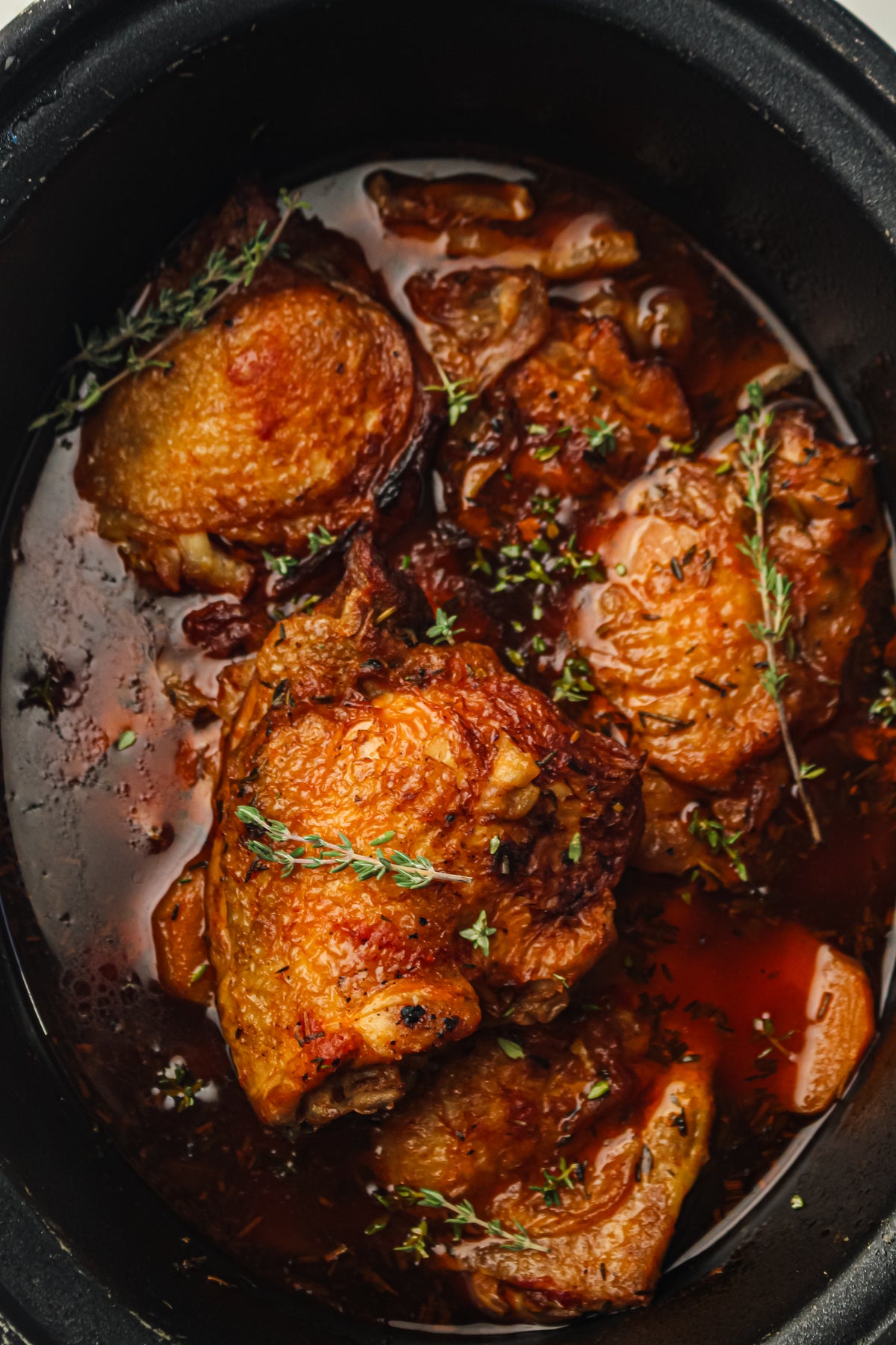 Slow Cooker Chicken Thighs