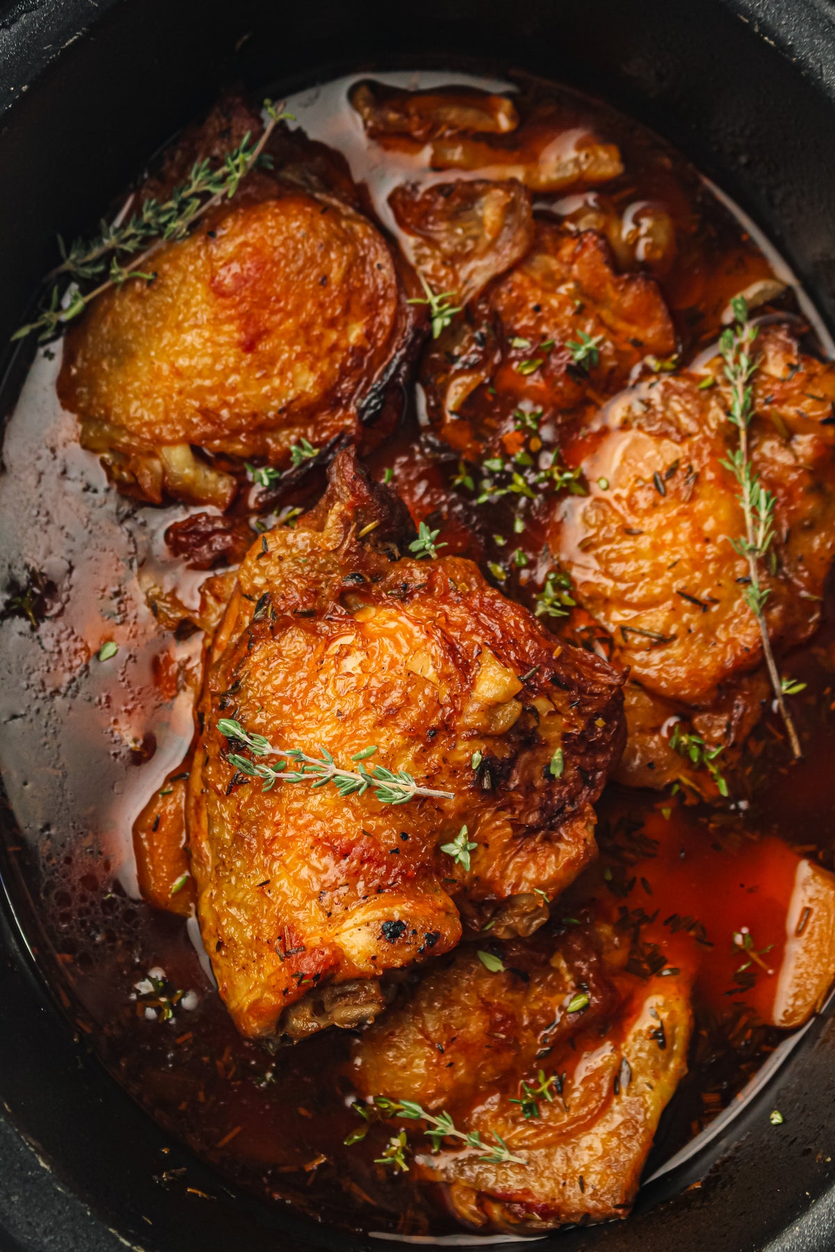 Slow Cooker Chicken Thighs