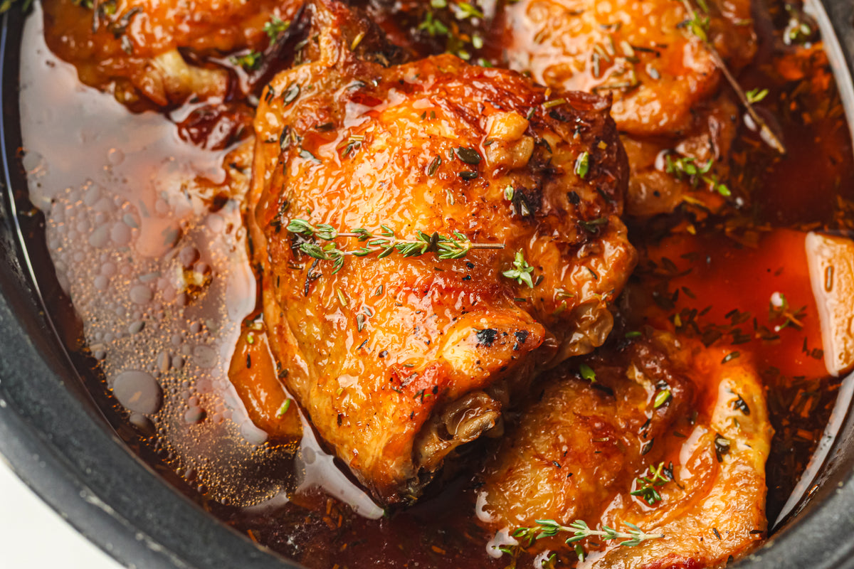 Slow Cooker Chicken Thighs