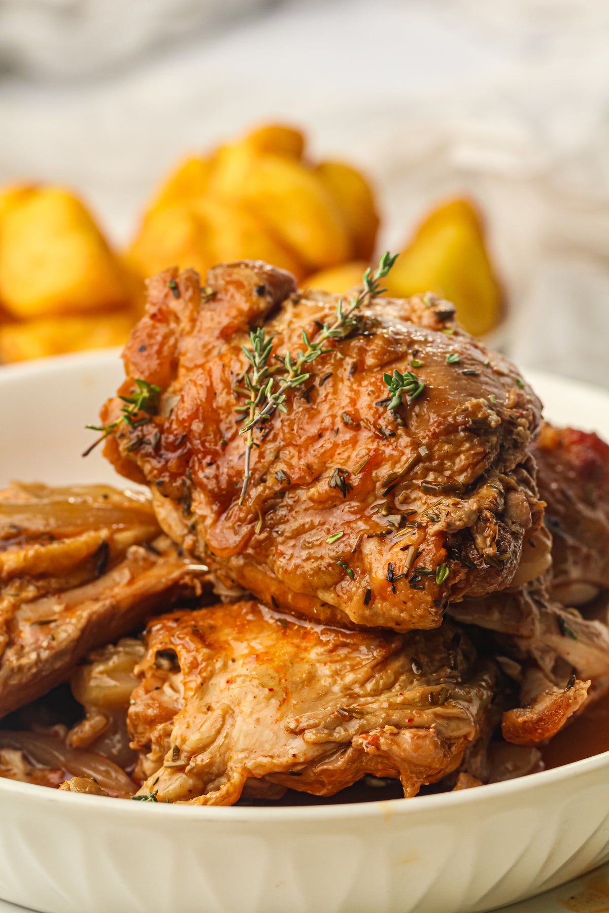 Slow Cooker Chicken Thighs
