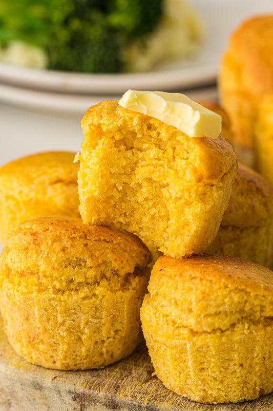 Air Fryer Mini Cornbread Muffins