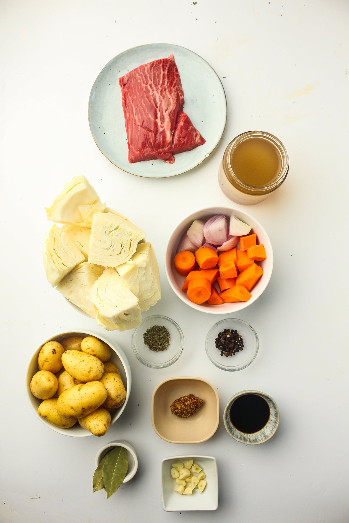 Slow Cooked Corned Beef and Cabbage
