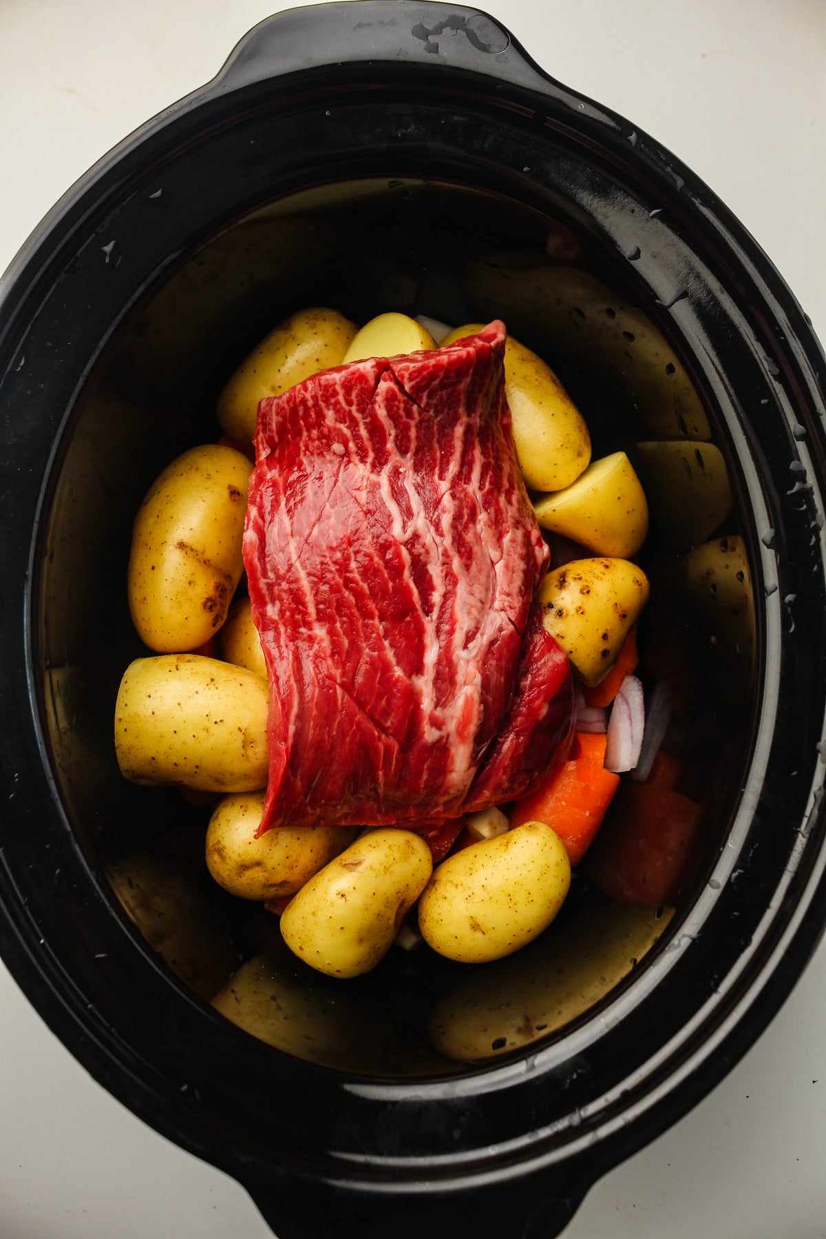 Slow Cooked Corned Beef and Cabbage