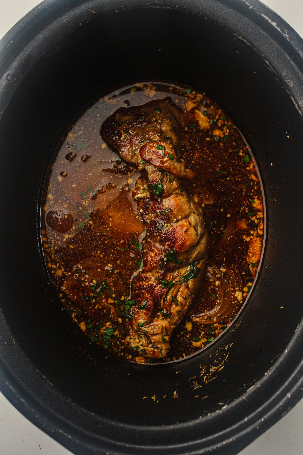 Slow Cooker Pork Fillet